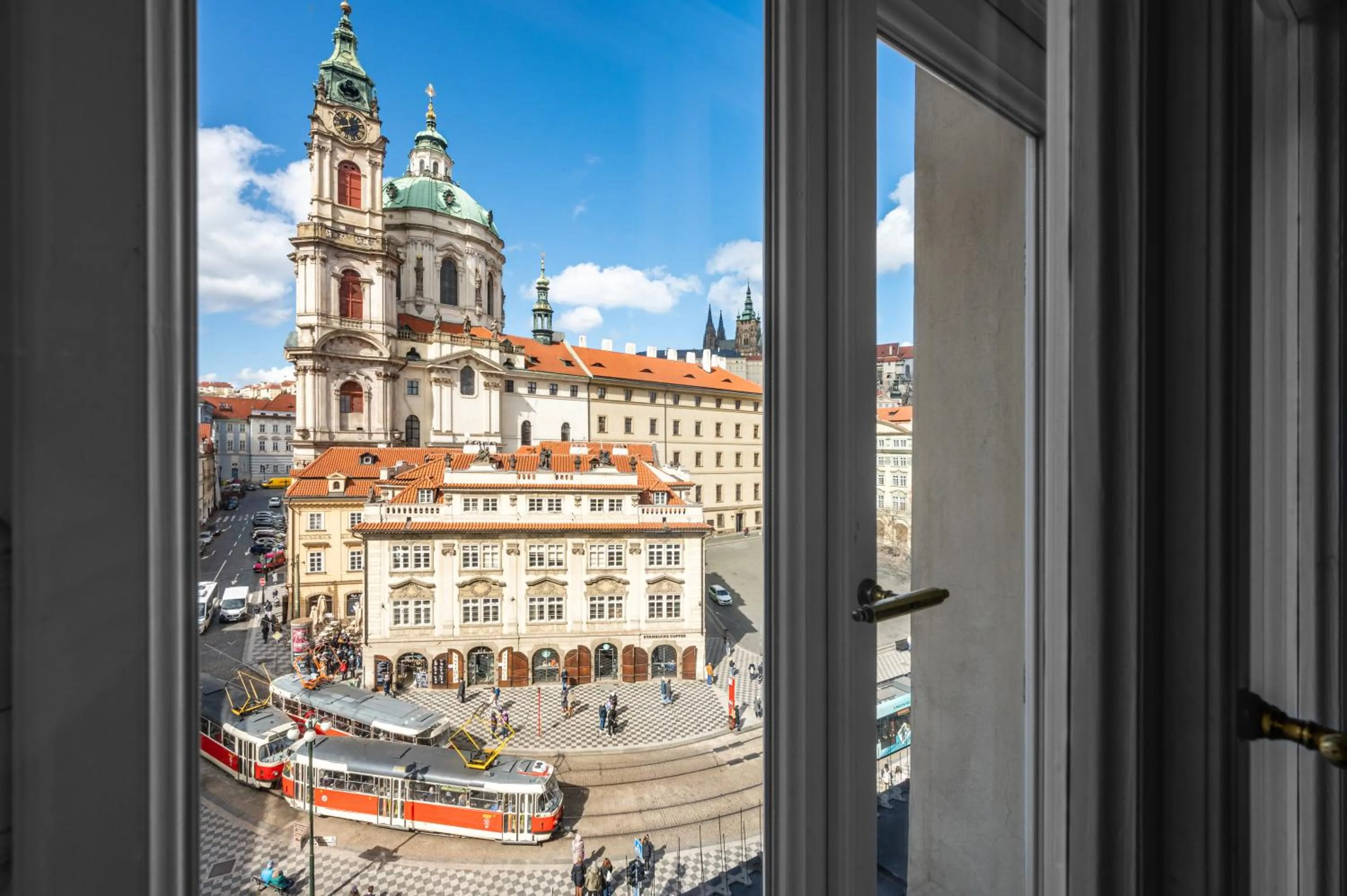 View (from property/room) in Malostranská Residence