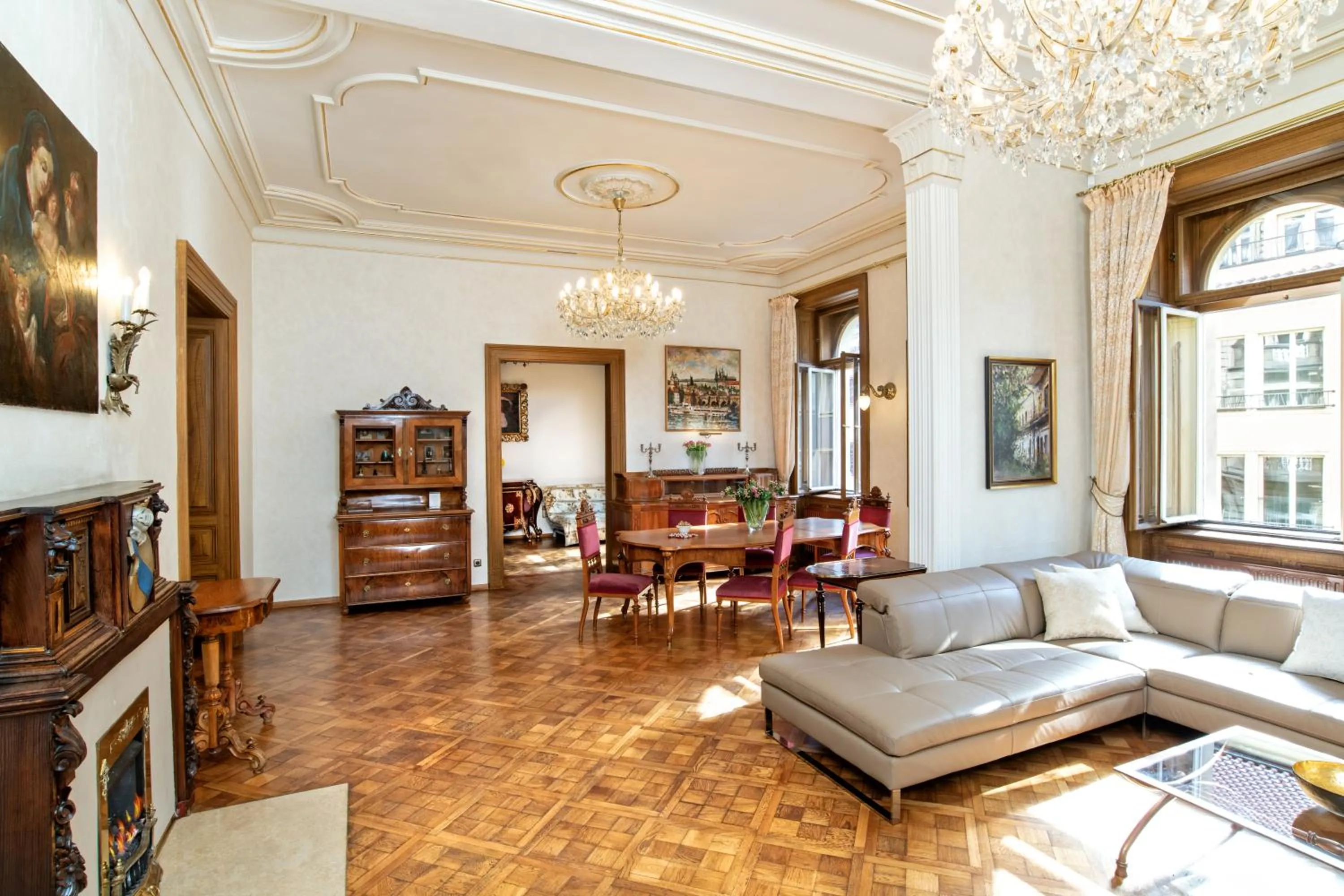 Living room in Malostranská Residence