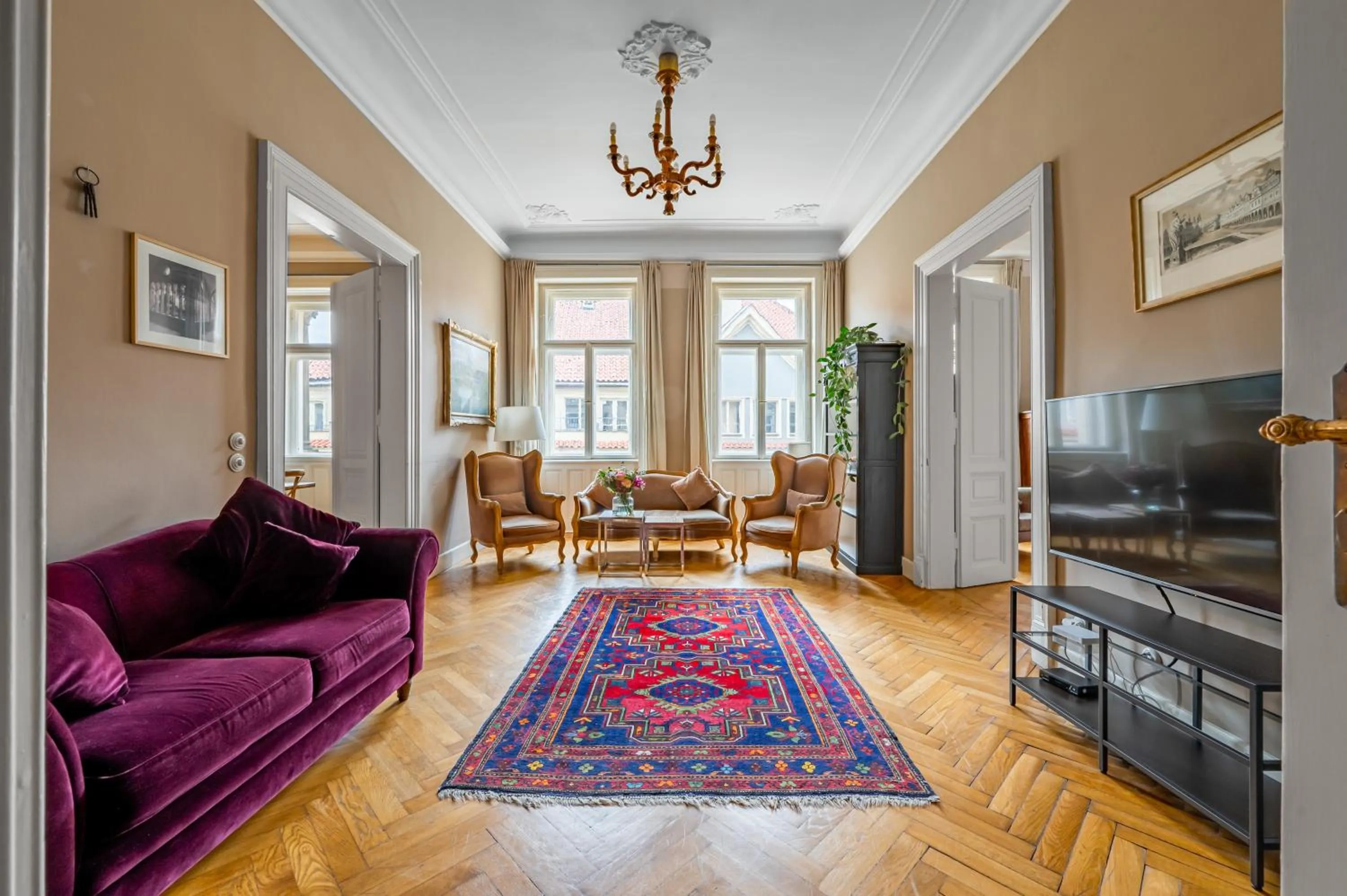 Living room in Malostranská Residence