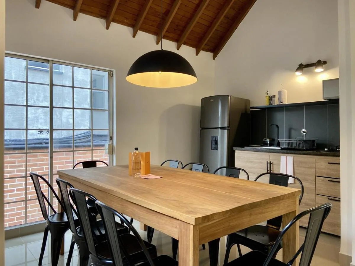 Kitchen or kitchenette in Hotel Santa Ana Medellin