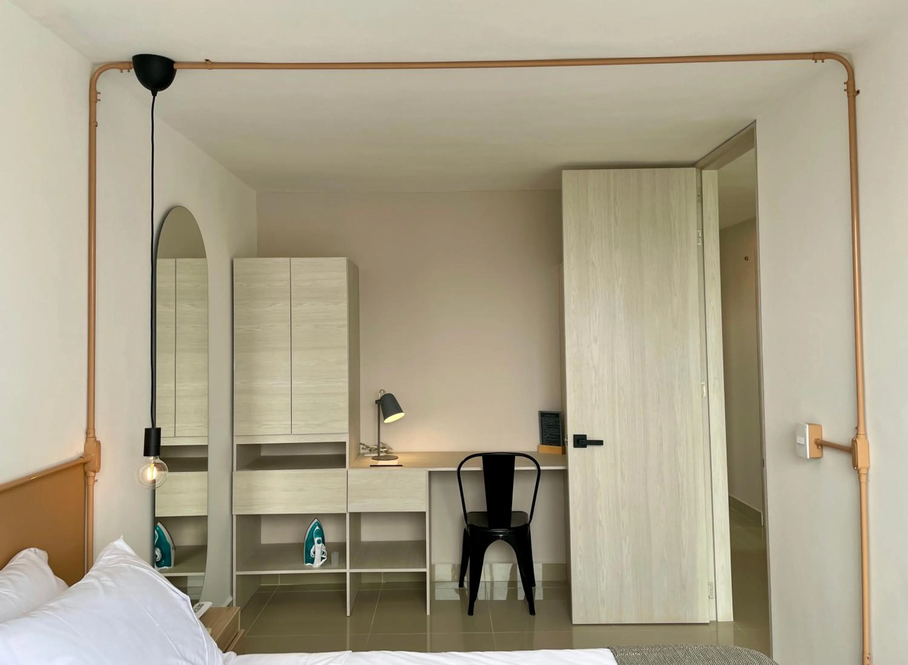 Bed in Hotel Santa Ana Medellin