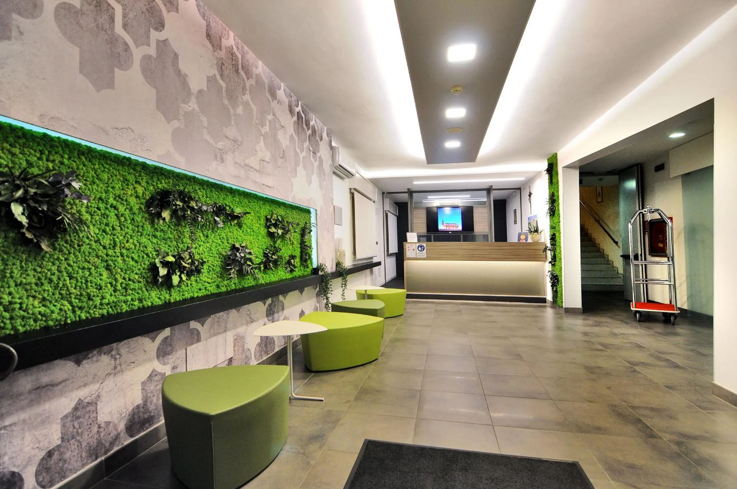 Lobby or reception in Hotel Nederland