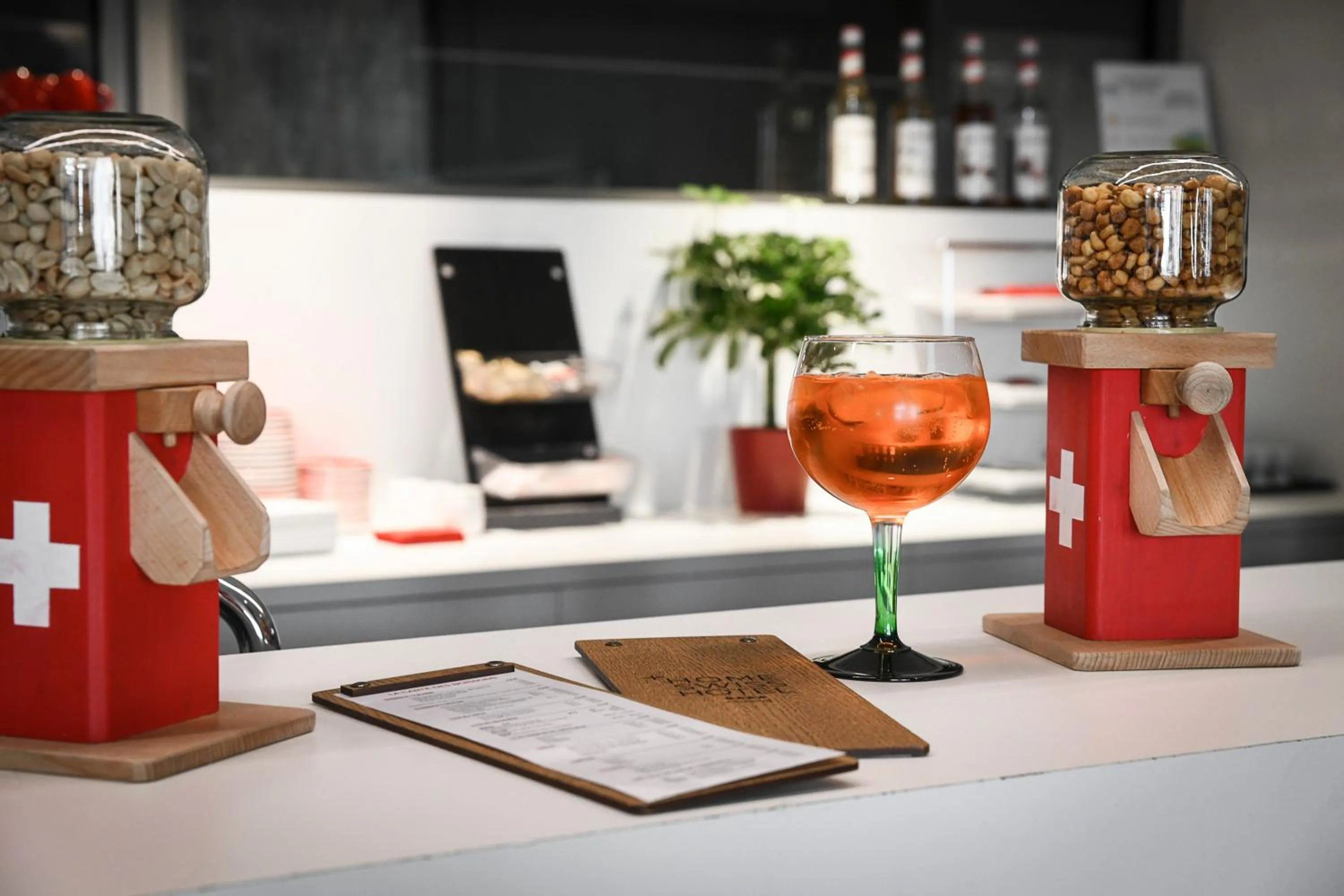 Food and drinks in Home Swiss Hotel