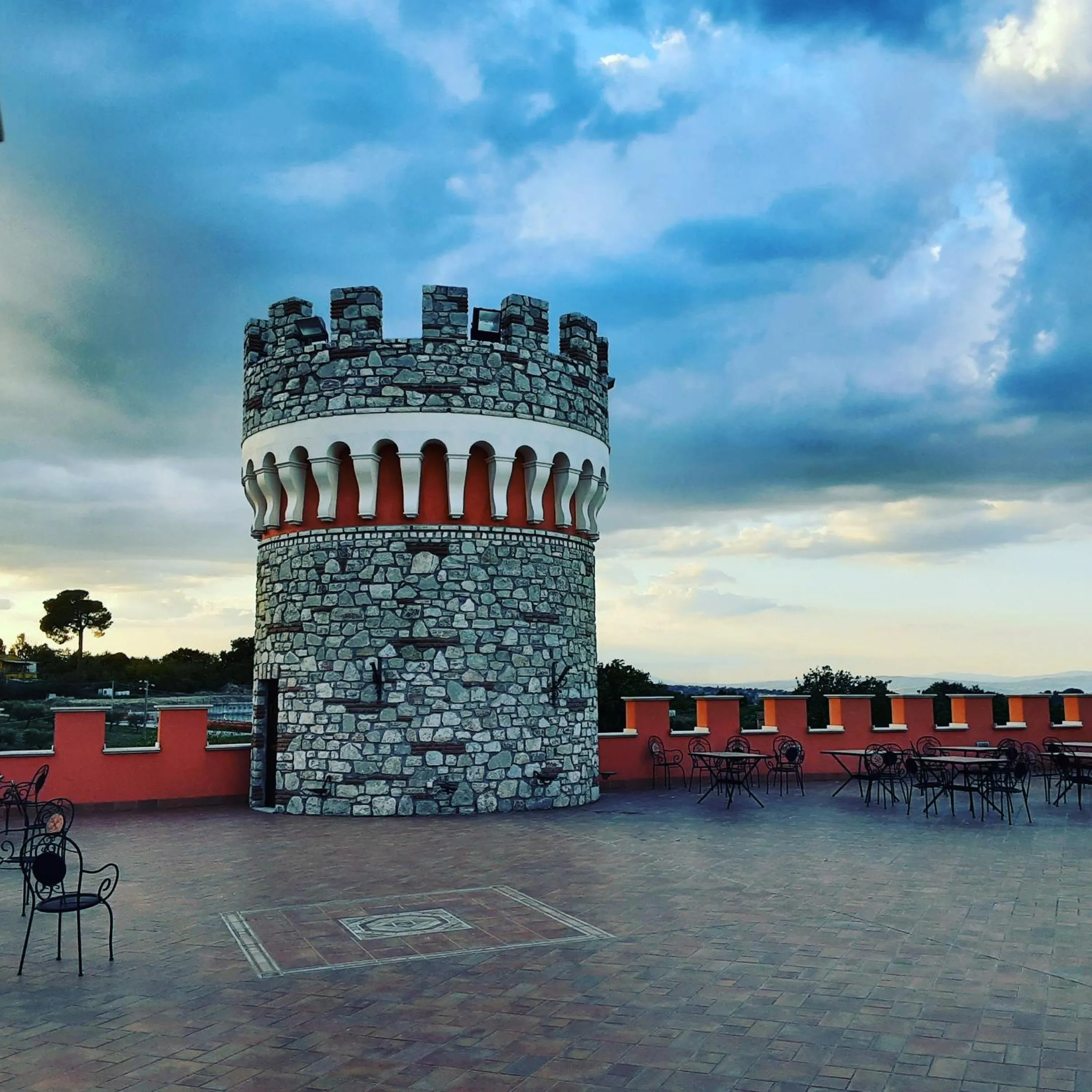 Balcony/Terrace in Hotel Castello Torre in Pietra