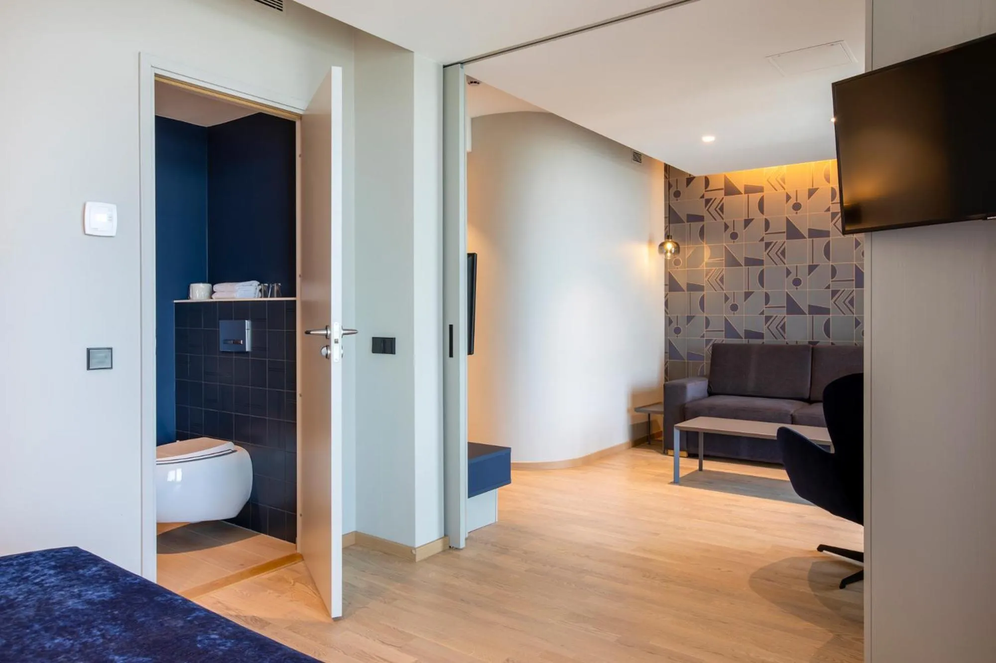 View (from property/room), Bed in Spa Tervise Paradiis