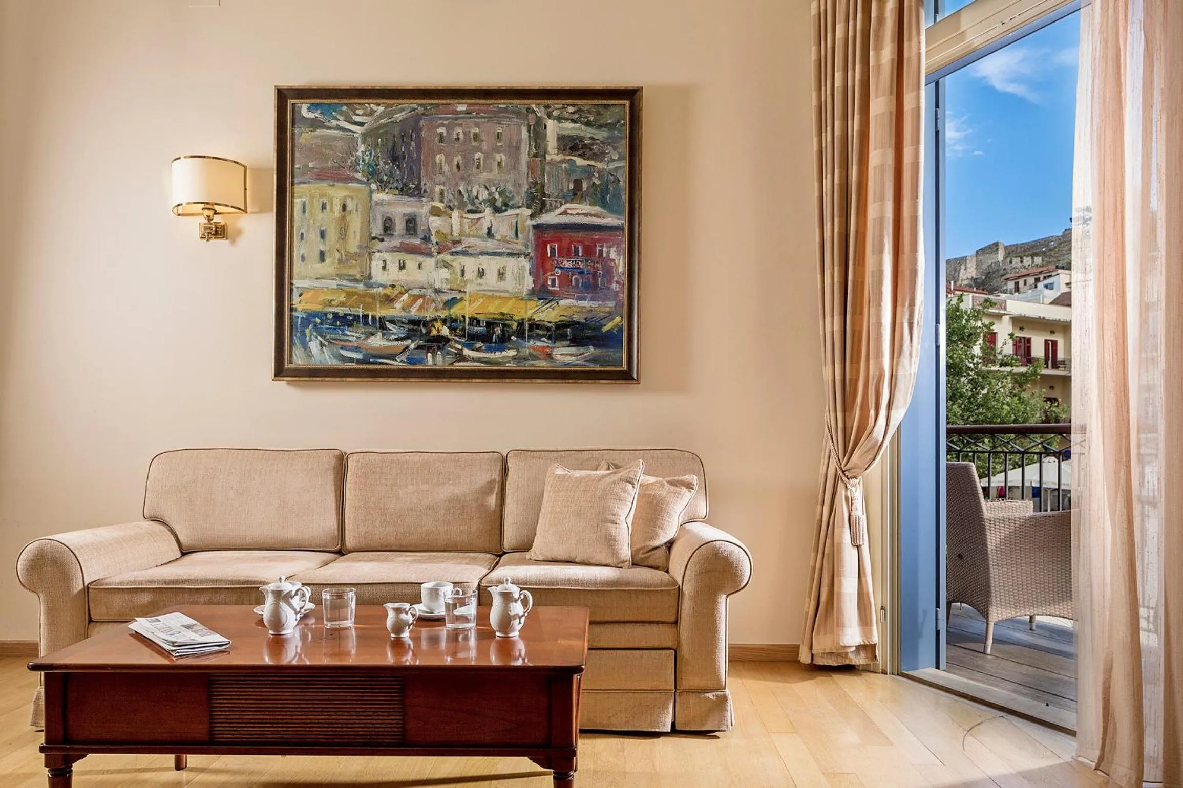 Living room in Xenon Inn