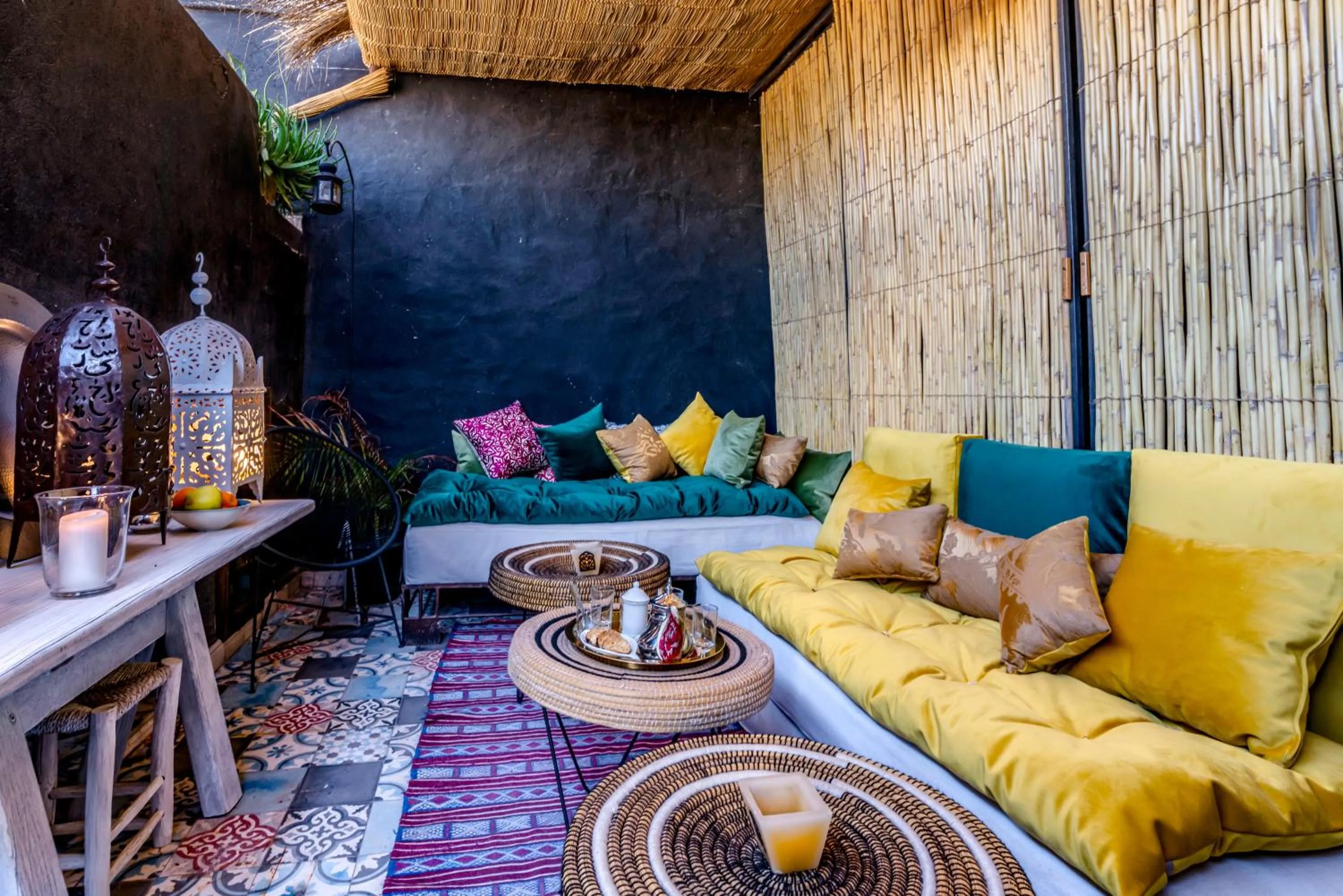 Balcony/Terrace in Riad Ines Home