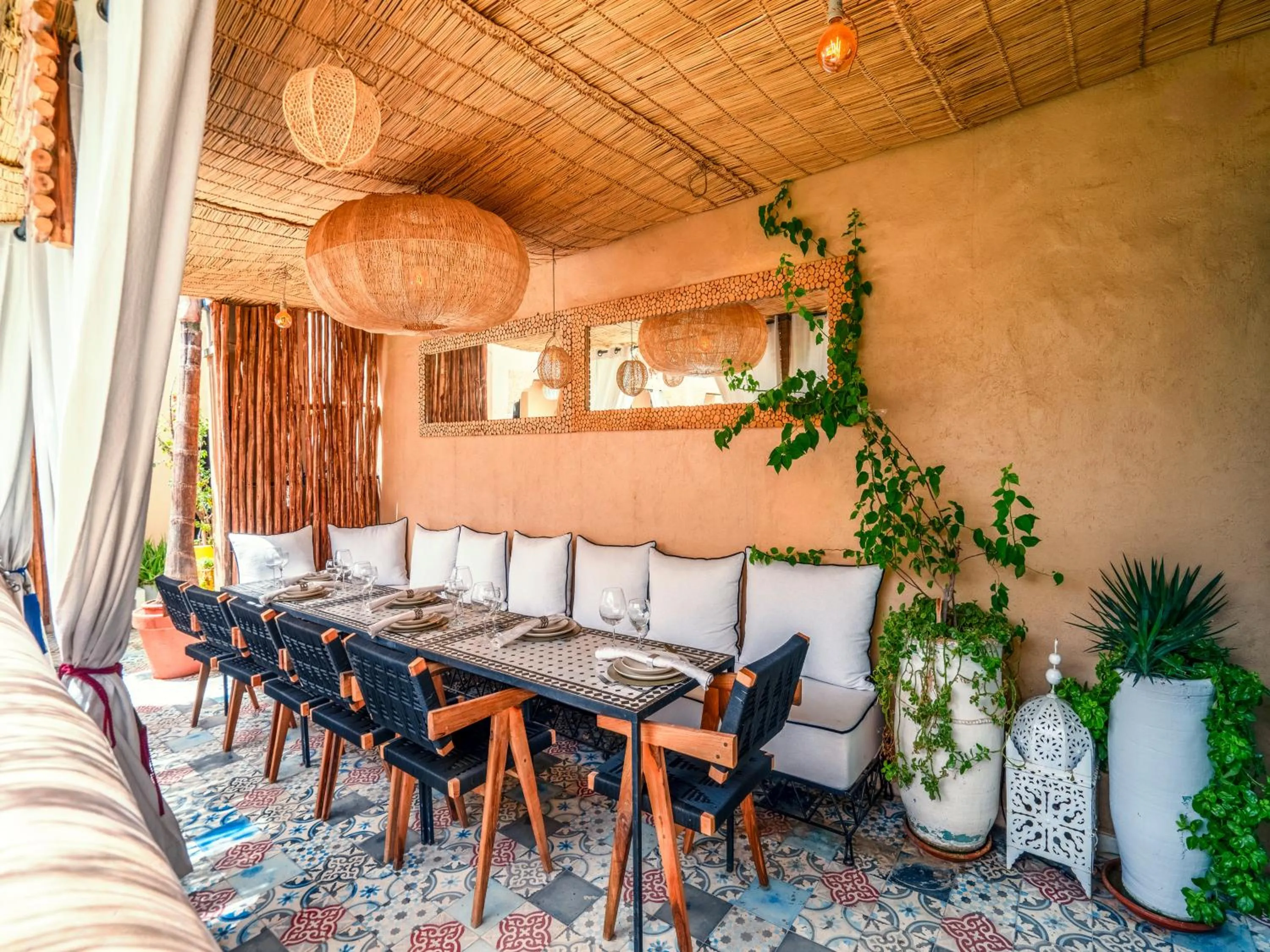 Balcony/Terrace in Riad Ines Home