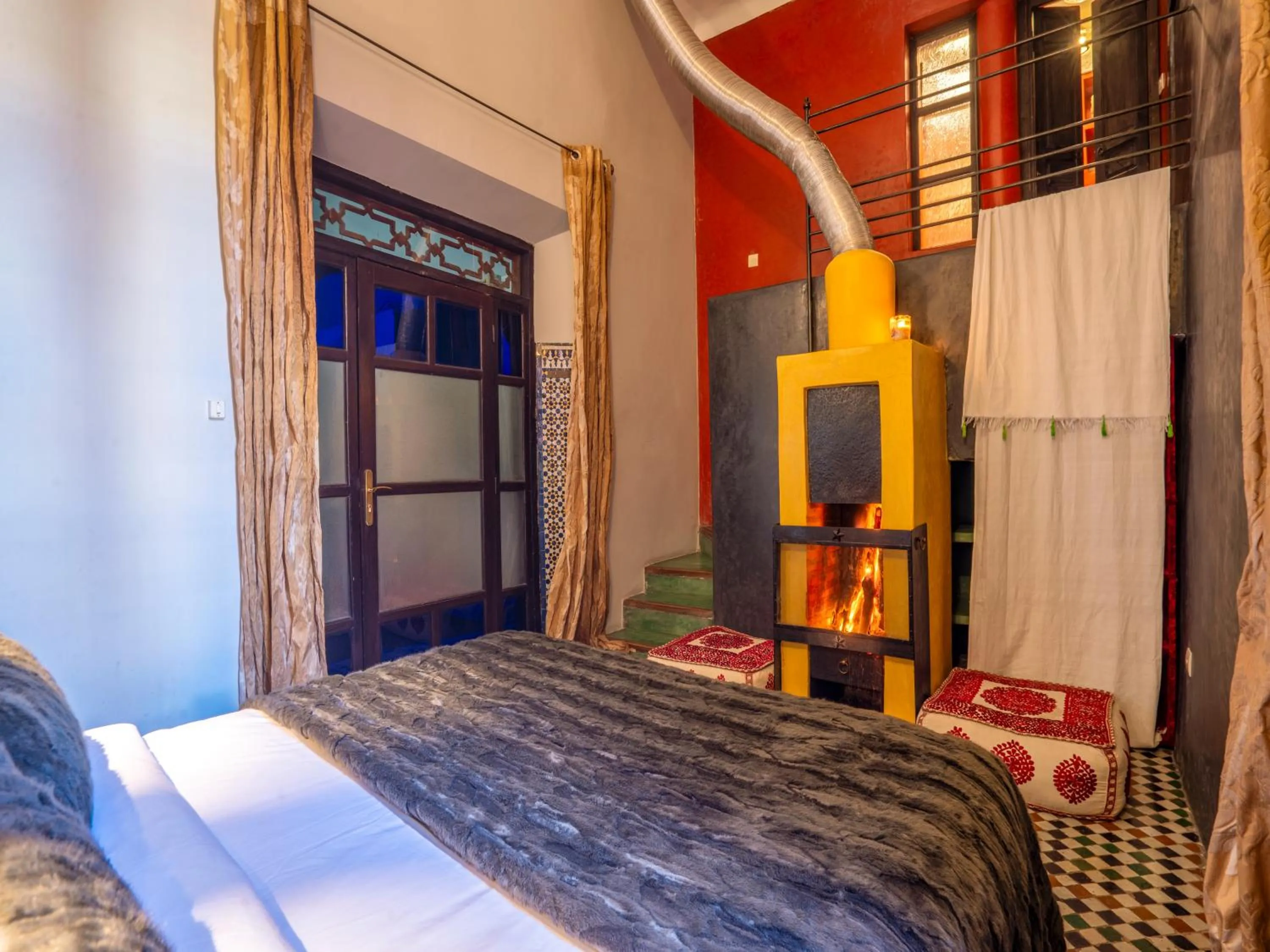 Bed in Riad Ines Home