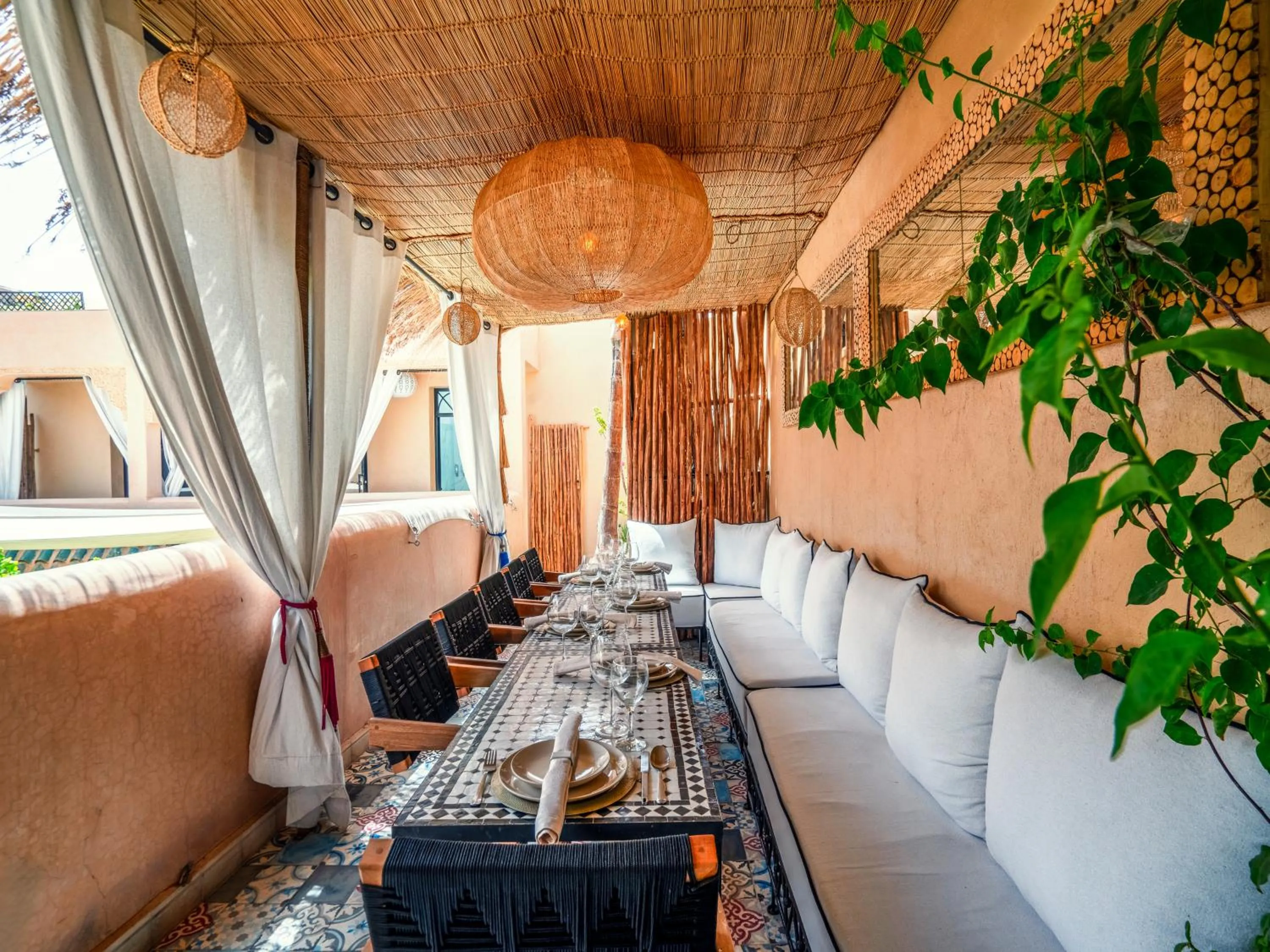 Balcony/Terrace in Riad Ines Home