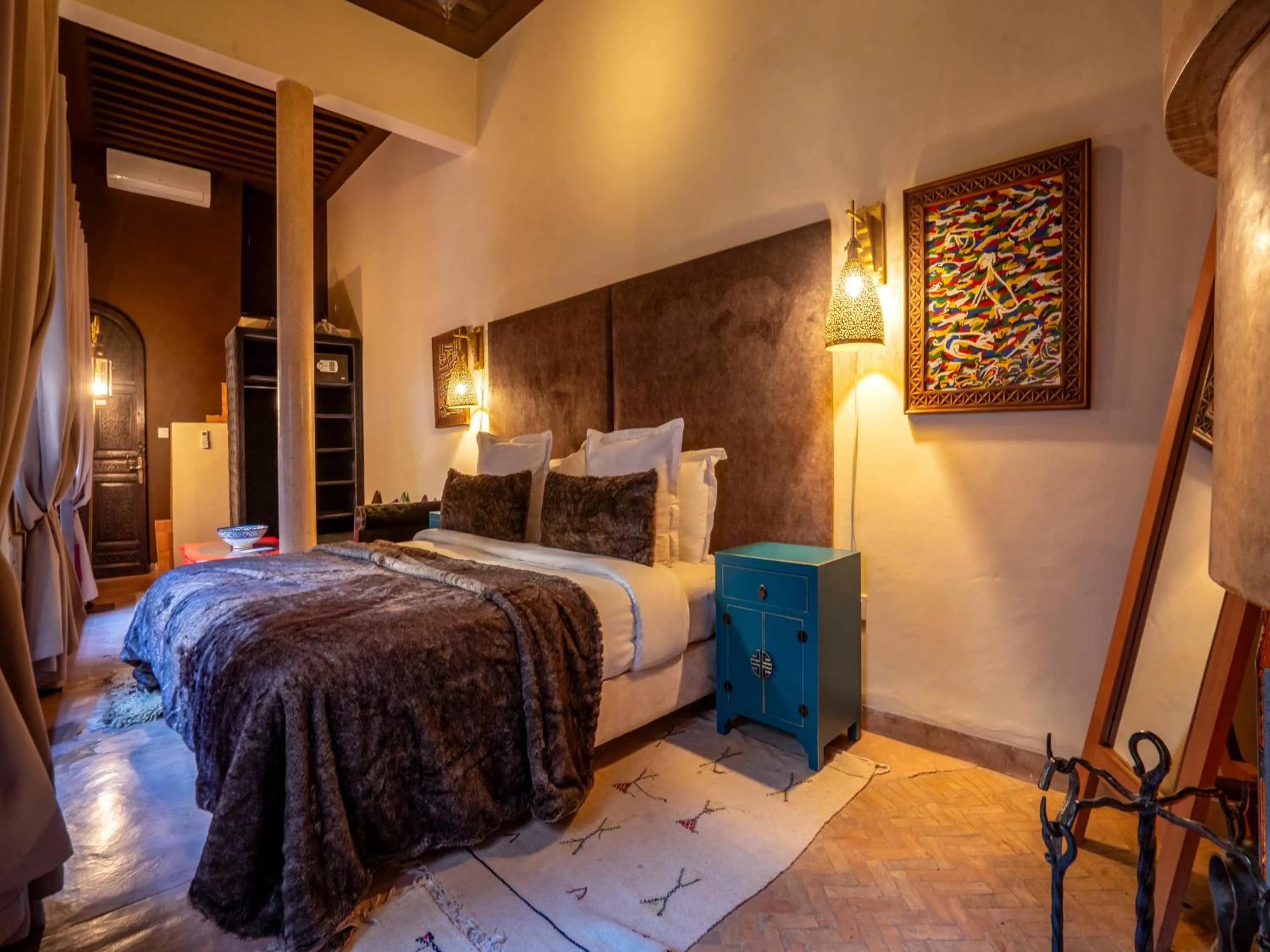 Bed in Riad Ines Home