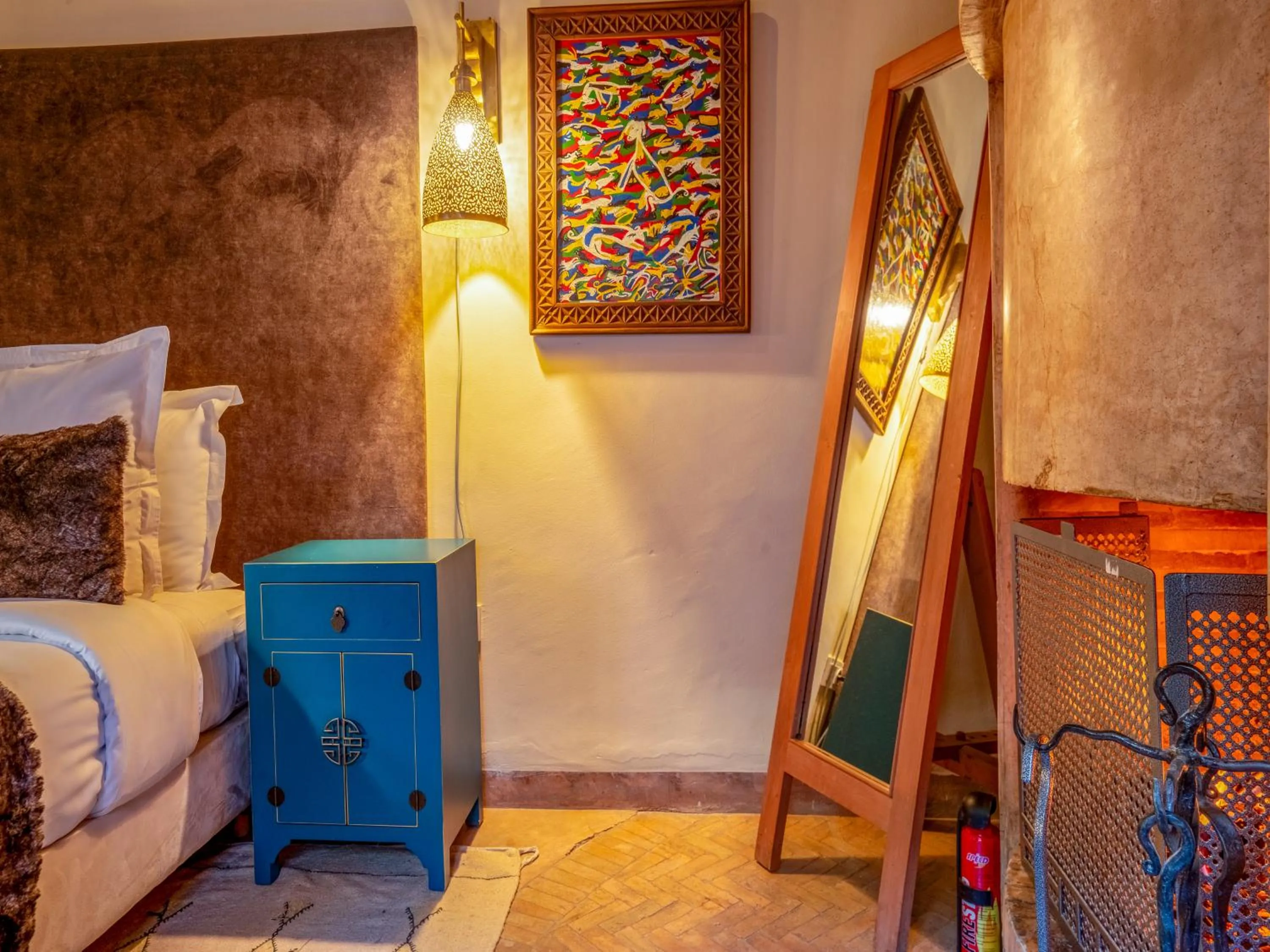 Bed in Riad Ines Home