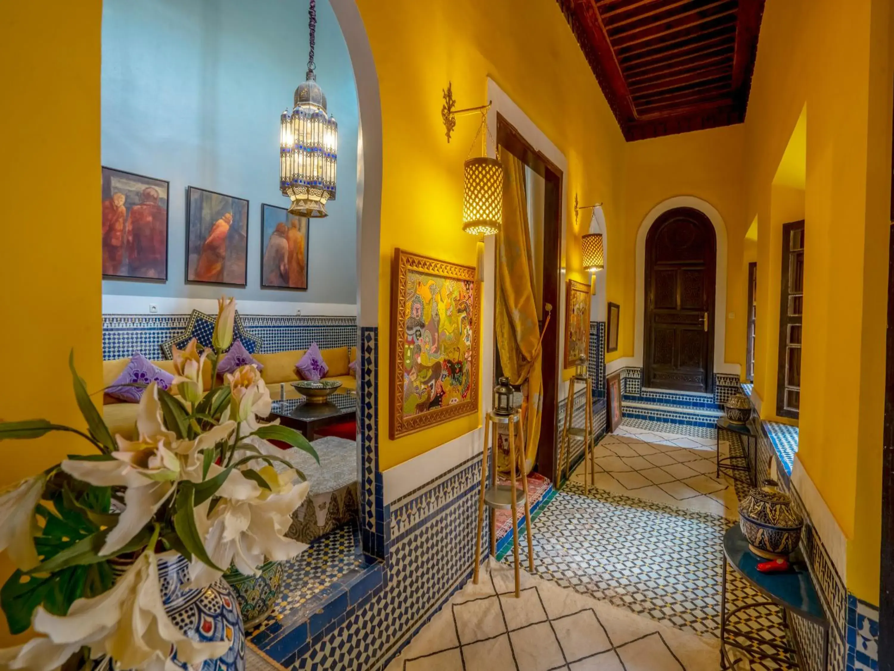 Lobby or reception in Riad Ines Home Lobby or reception in Riad Ines Home