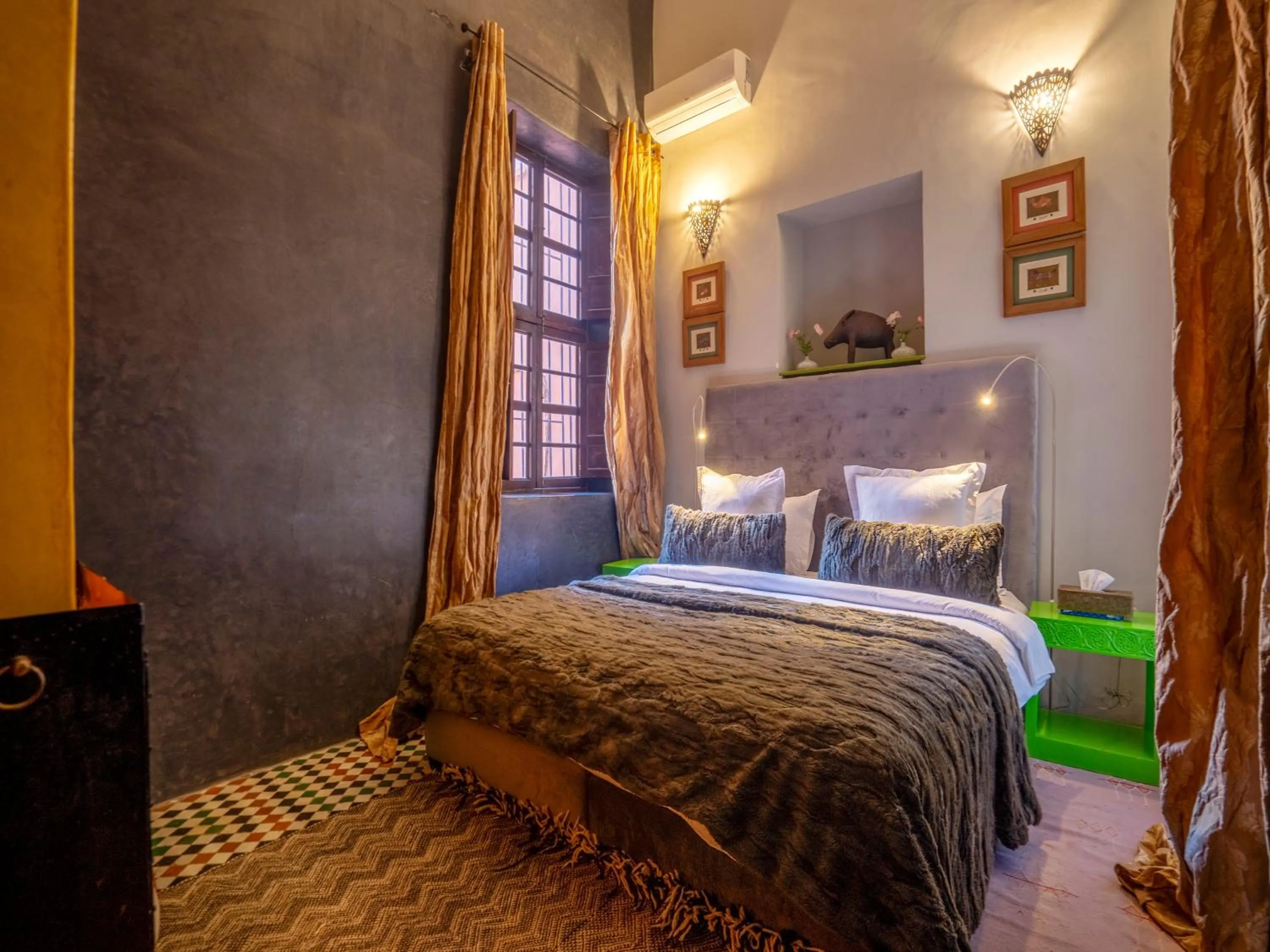 Bed in Riad Ines Home