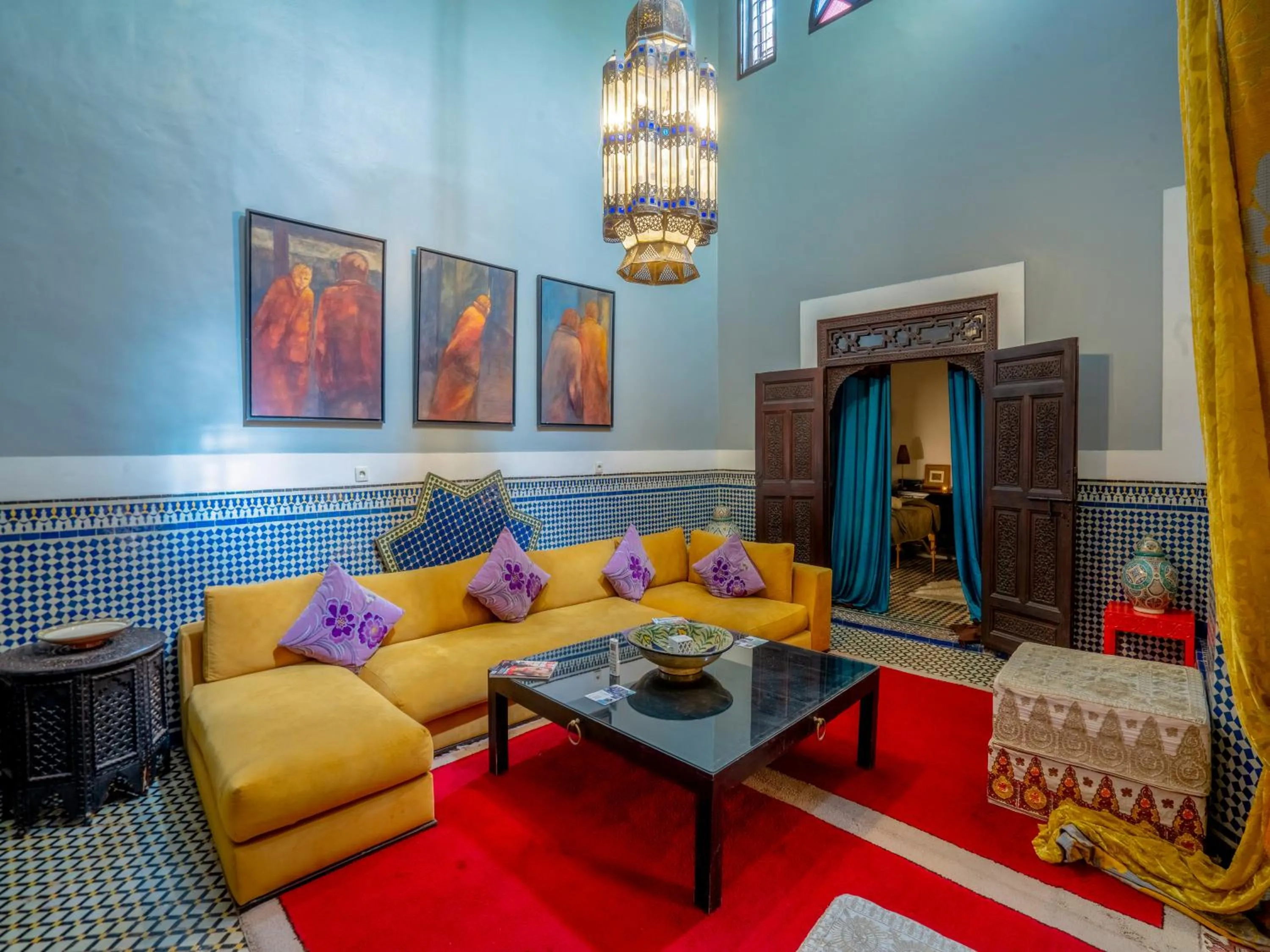 Seating area in Riad Ines Home