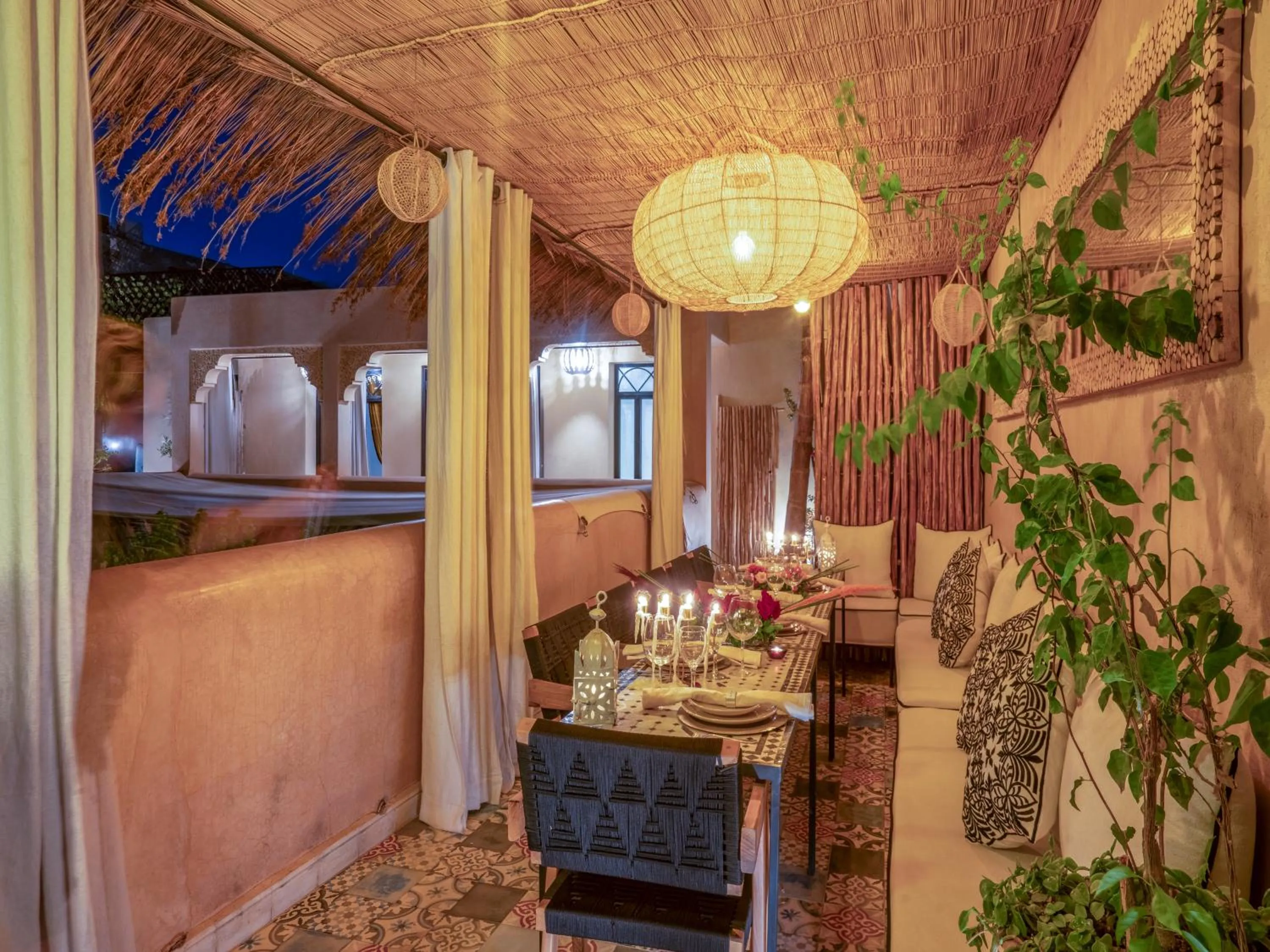 Balcony/Terrace in Riad Ines Home