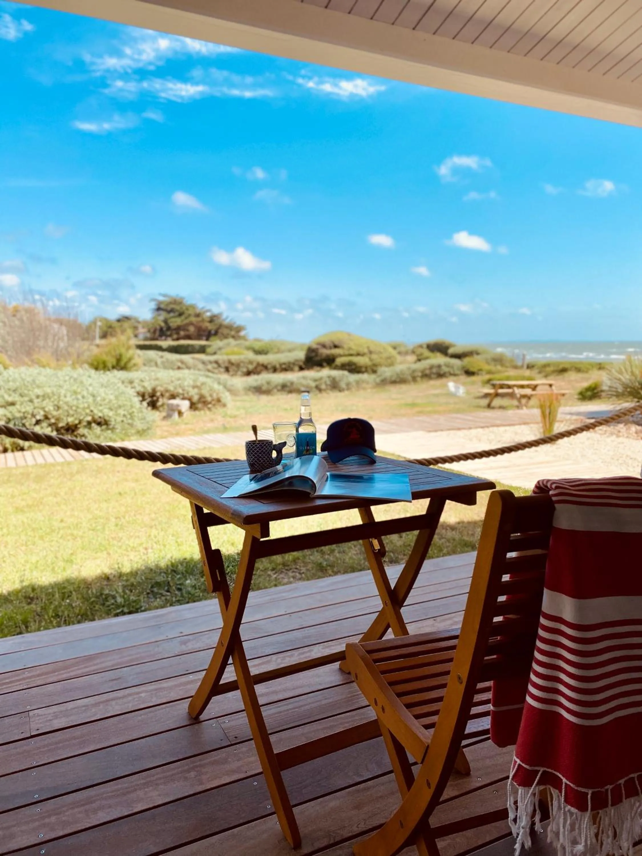 Balcony/Terrace in Hôtel Île de Lumière