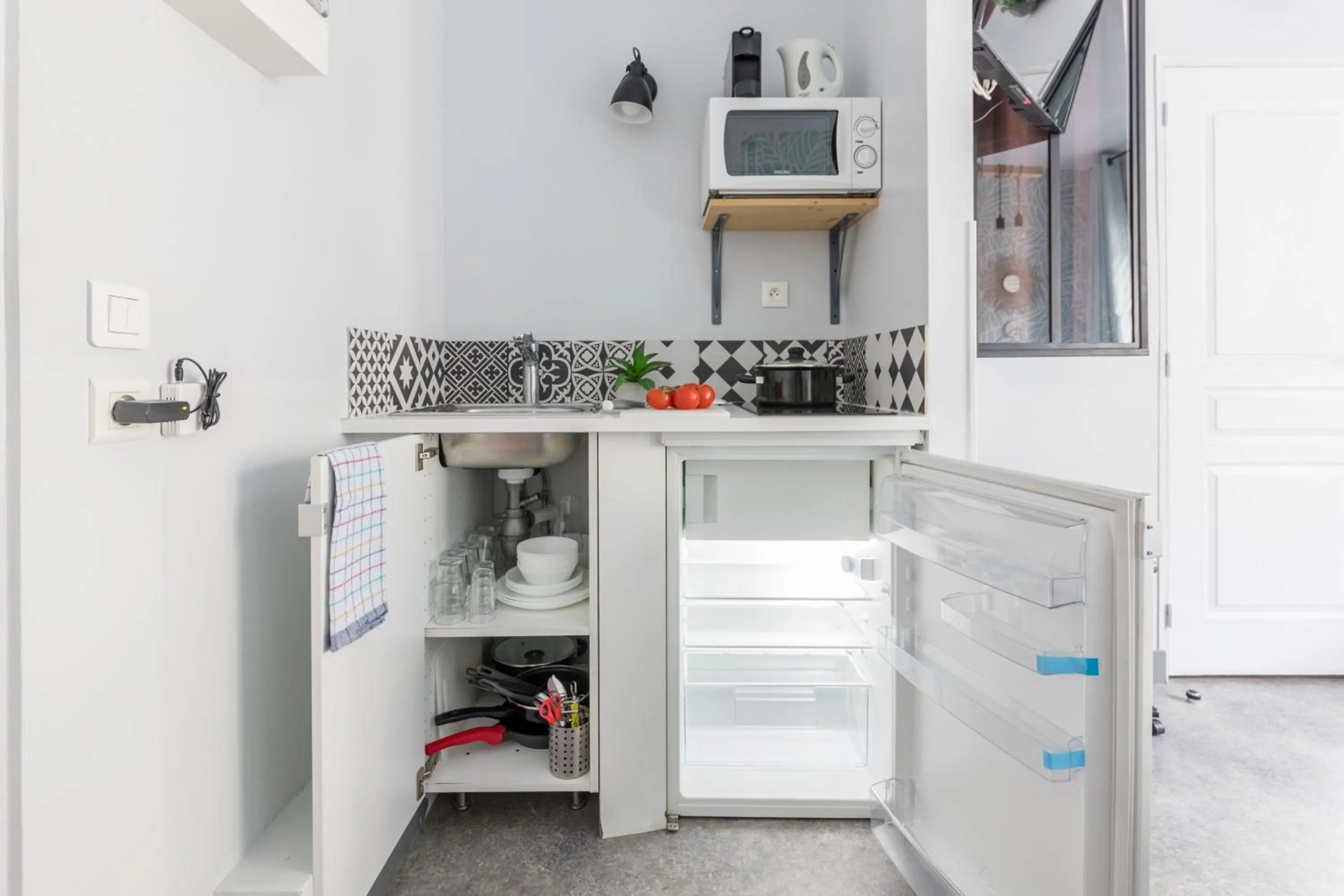 Kitchen or kitchenette in WS Louvre - Etienne Marcel