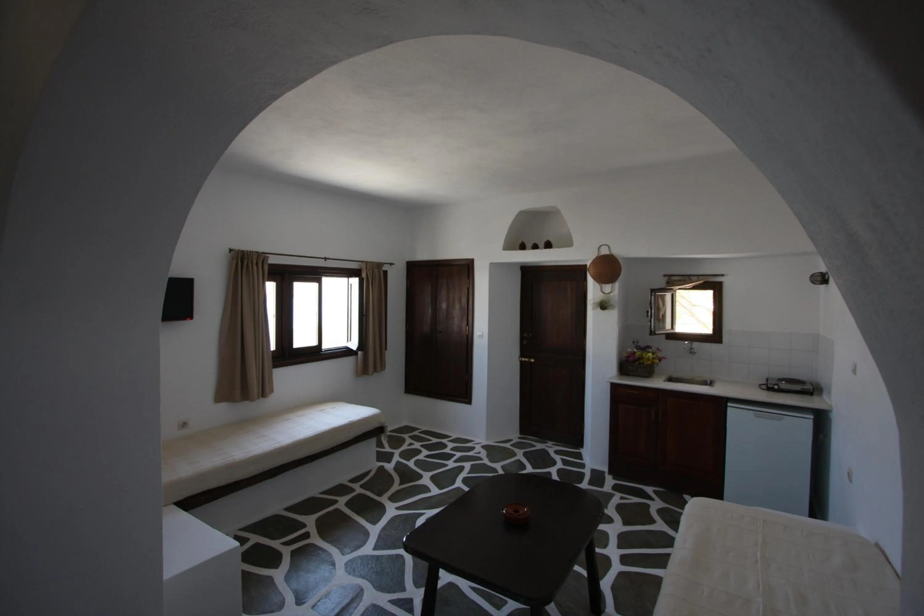 Kitchen or kitchenette, Bed in Petra Holiday Village