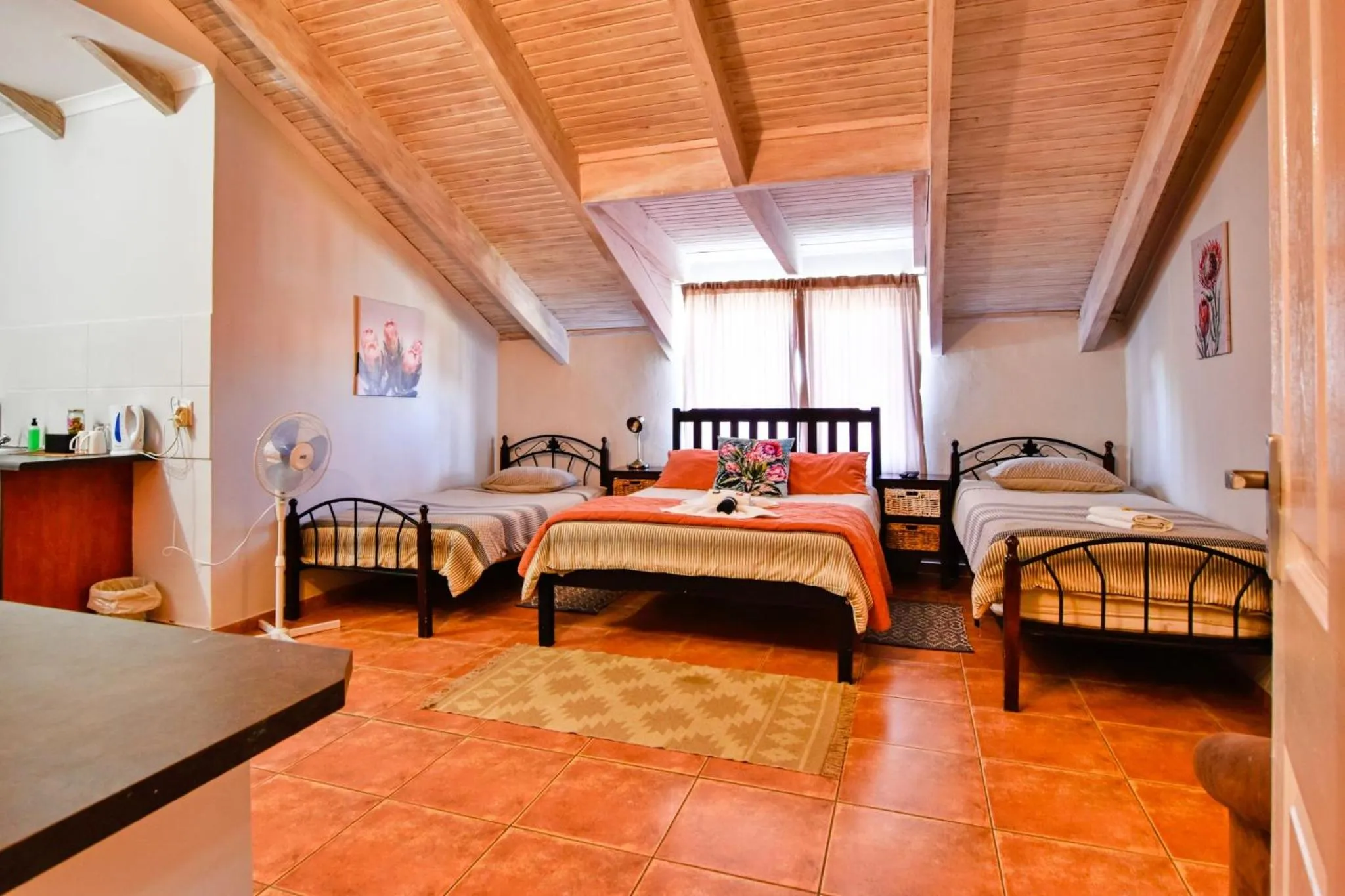 Bed in Anandi Guesthouse Swakopmund