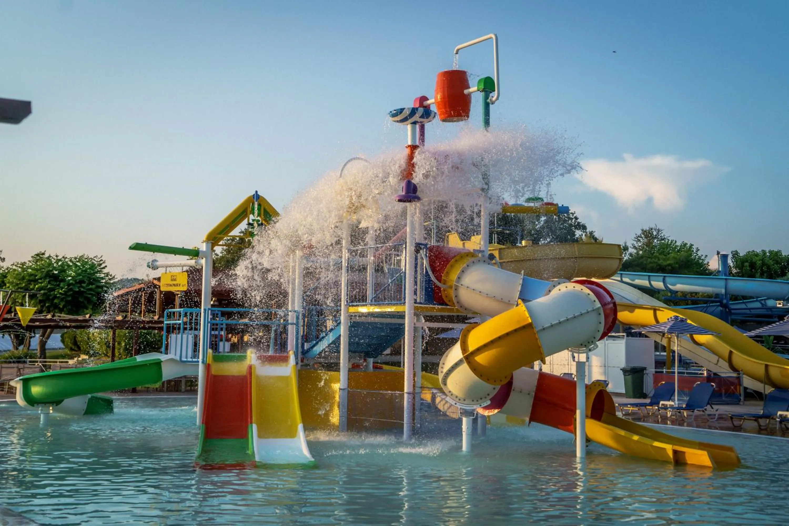 Aqua park in Hotel Kanali