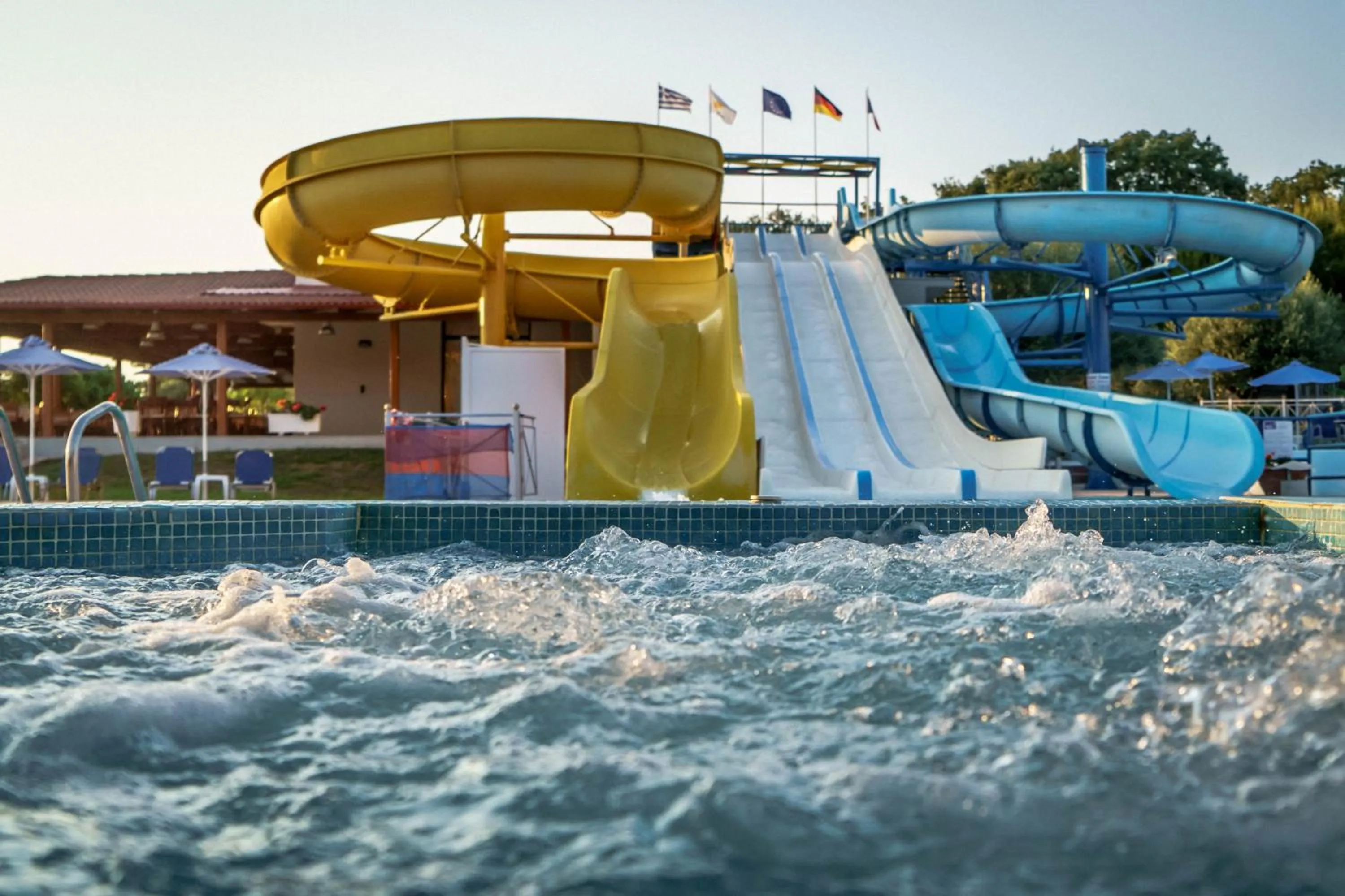 Aqua park in Hotel Kanali