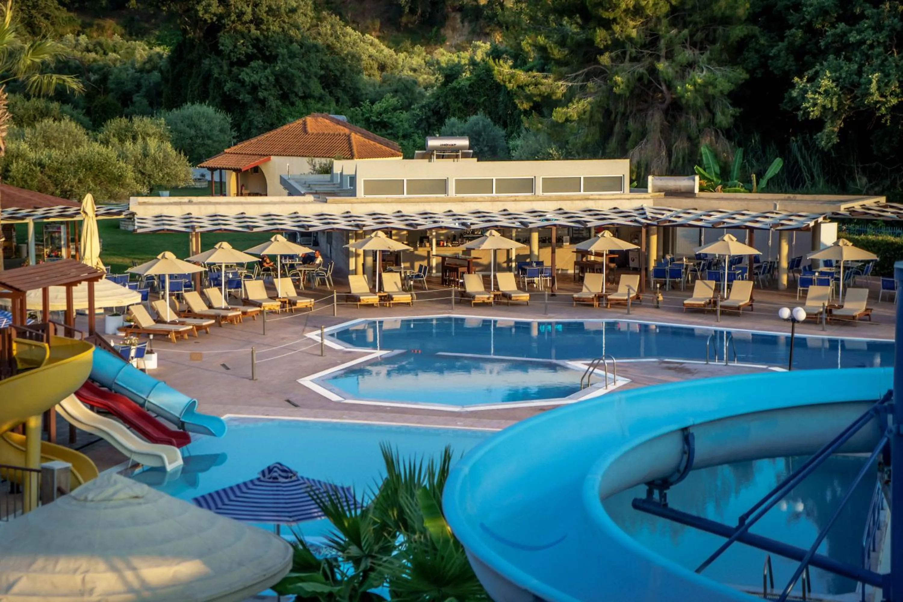 Aqua park in Hotel Kanali