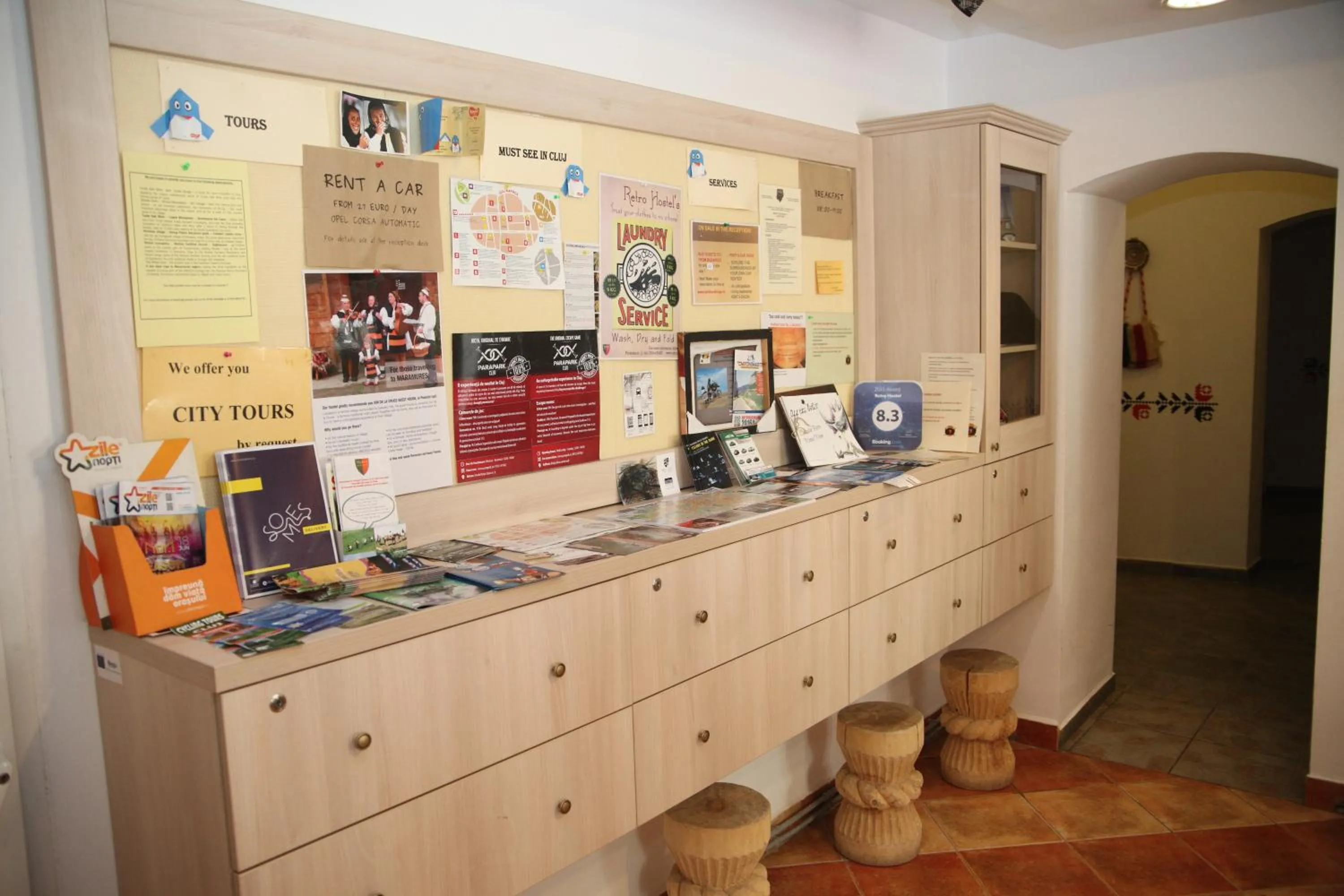 Property building in Retro Hostel