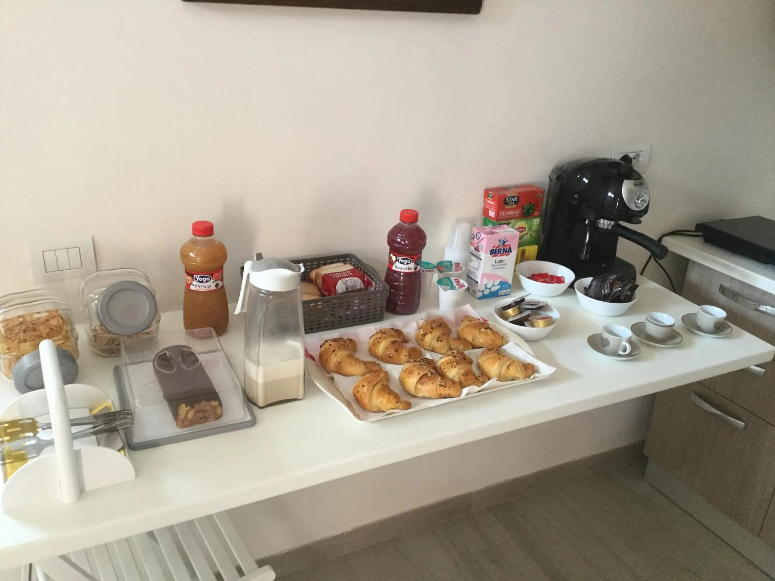 Food and drinks in B&B Villa Gaudium