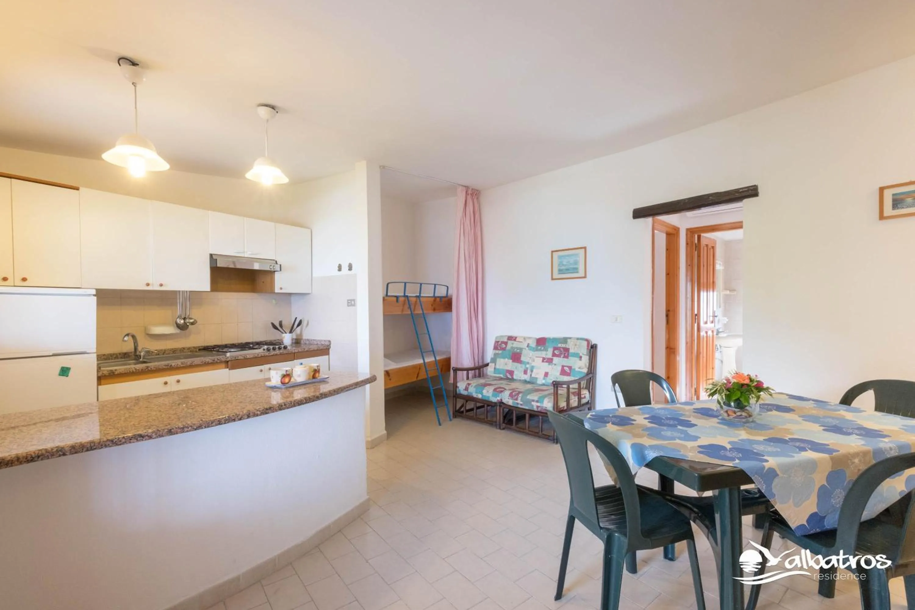 Kitchen or kitchenette in Residence Albatros