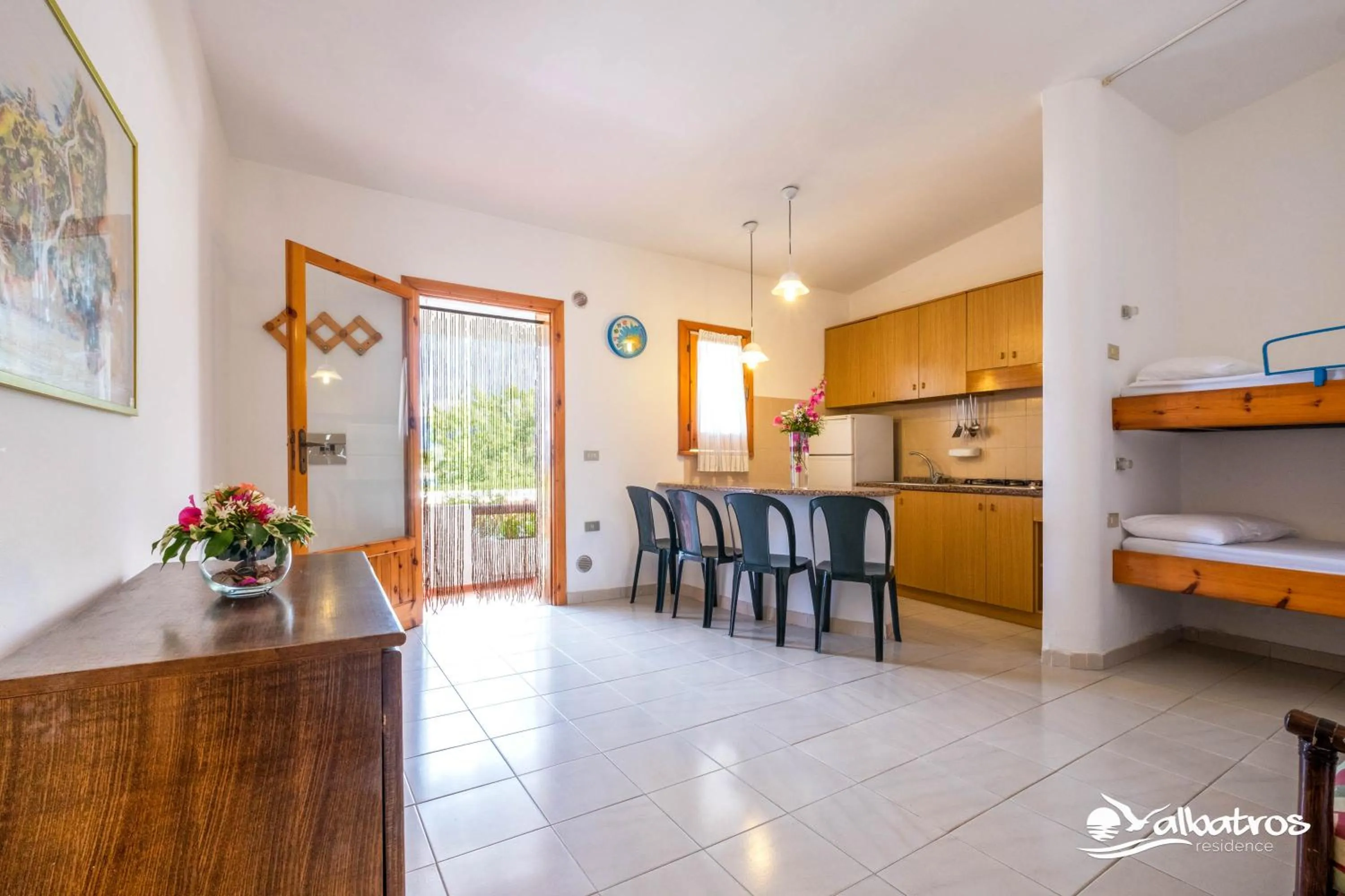 Kitchen or kitchenette in Residence Albatros