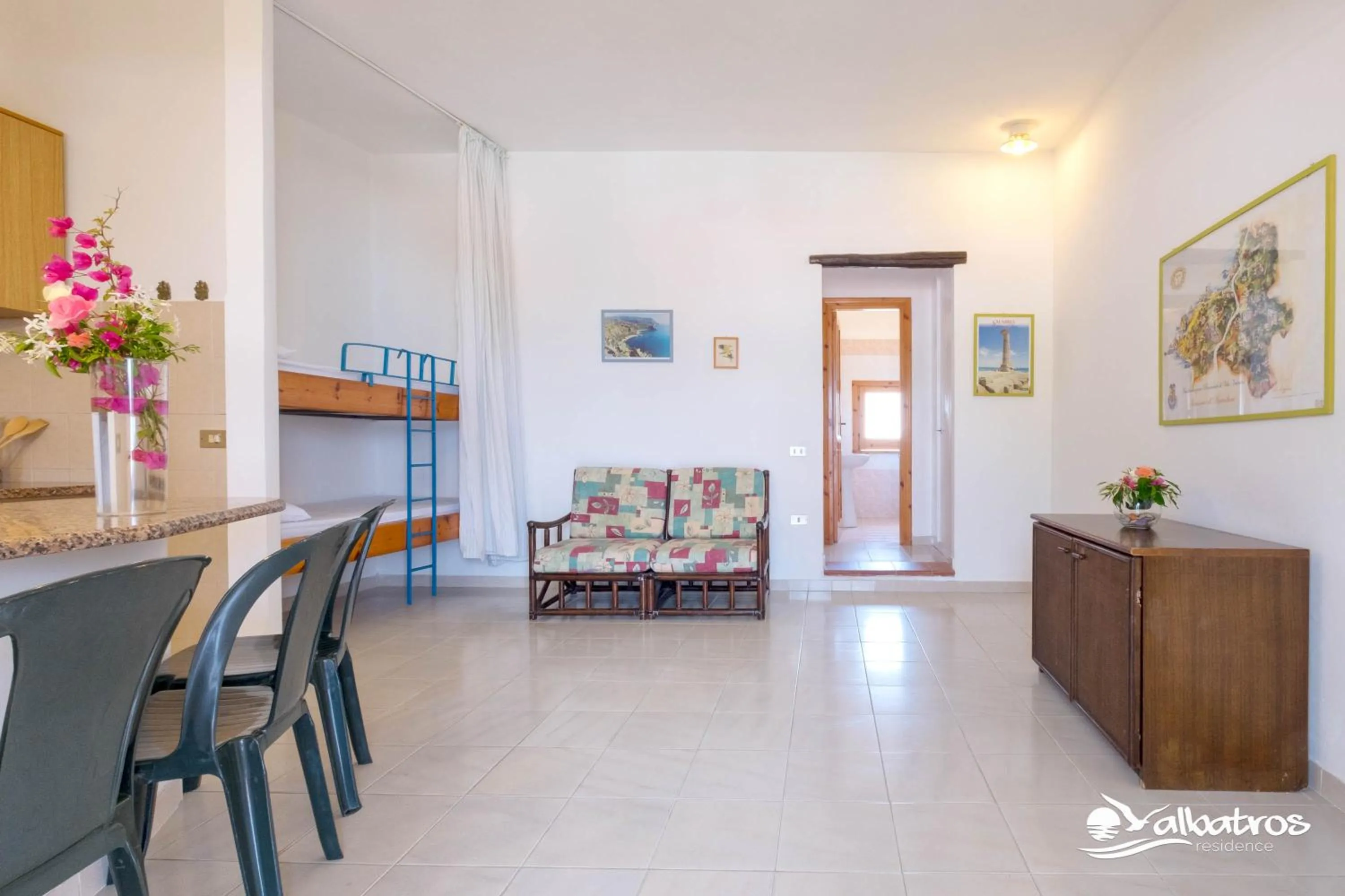 Dining area in Residence Albatros