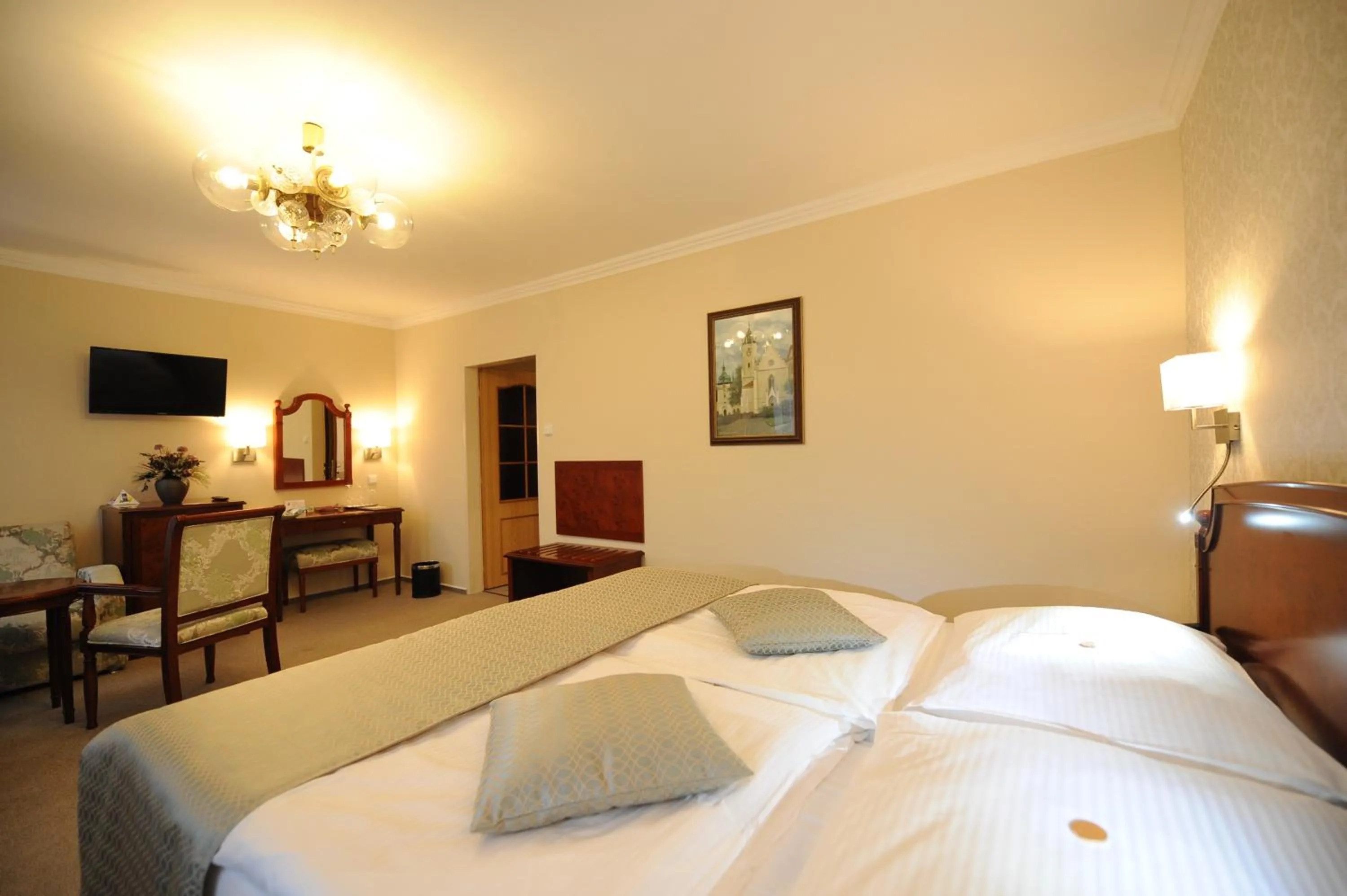 Bed in Hotel Prince de Ligne