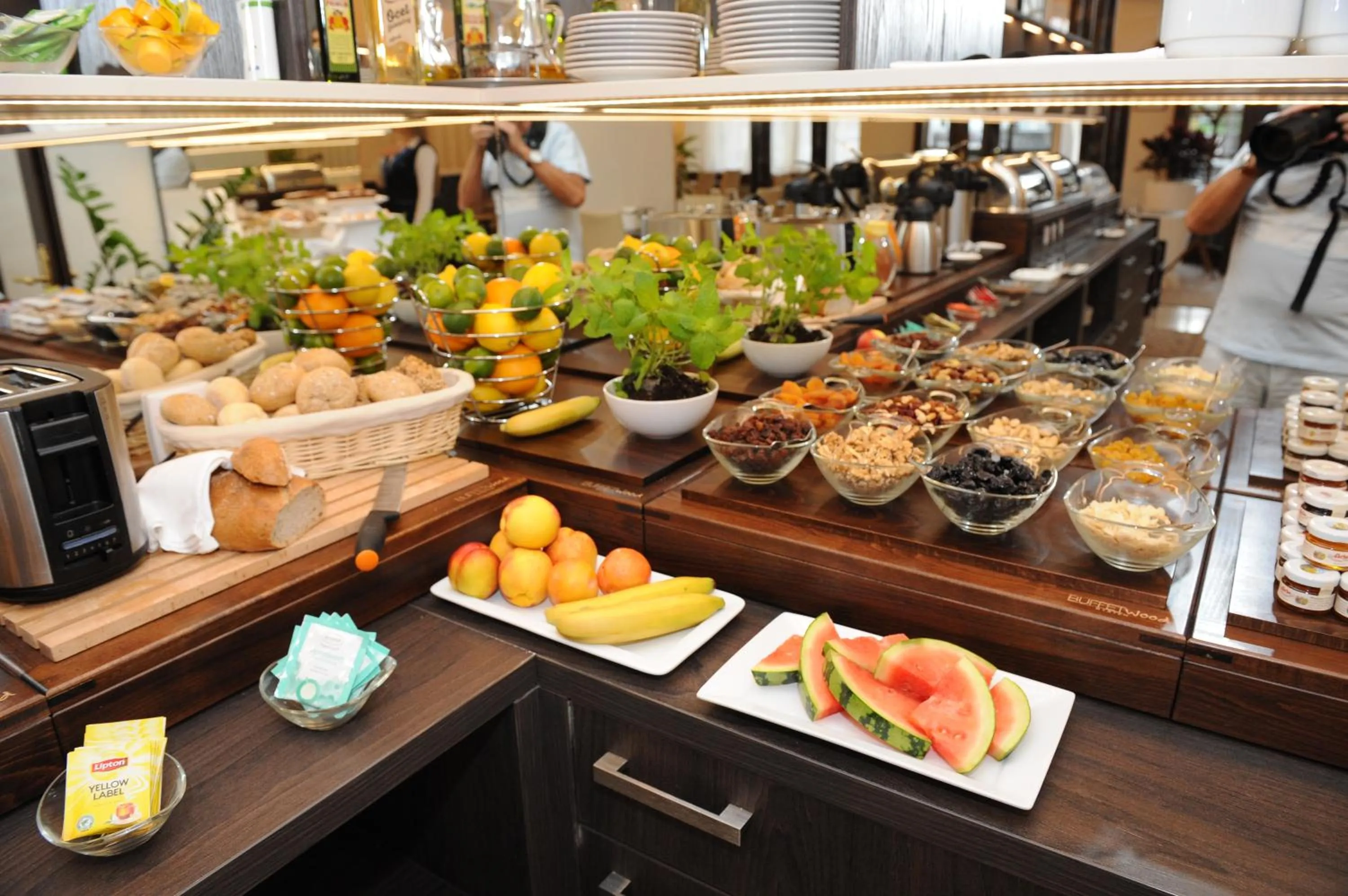 Buffet breakfast in Hotel Prince de Ligne
