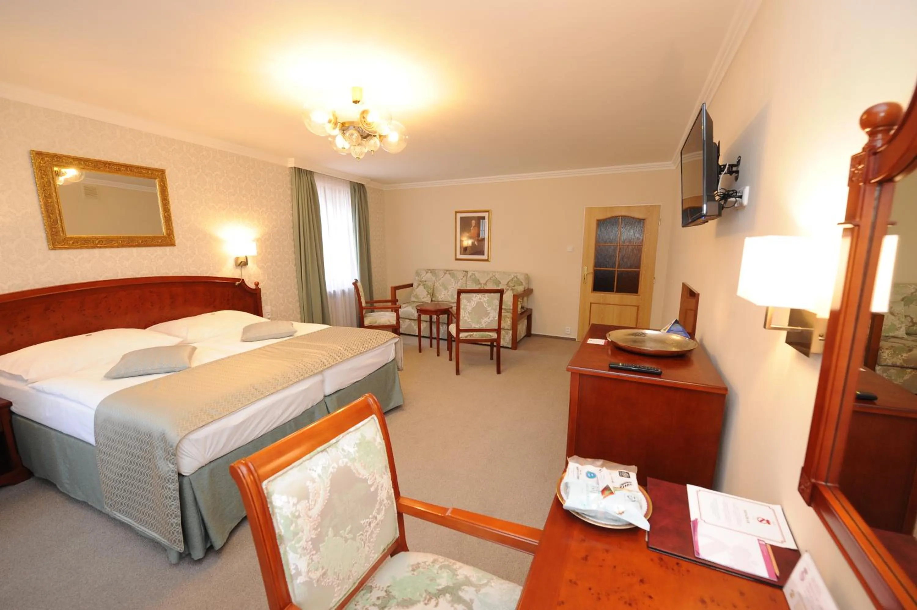 Bed in Hotel Prince de Ligne