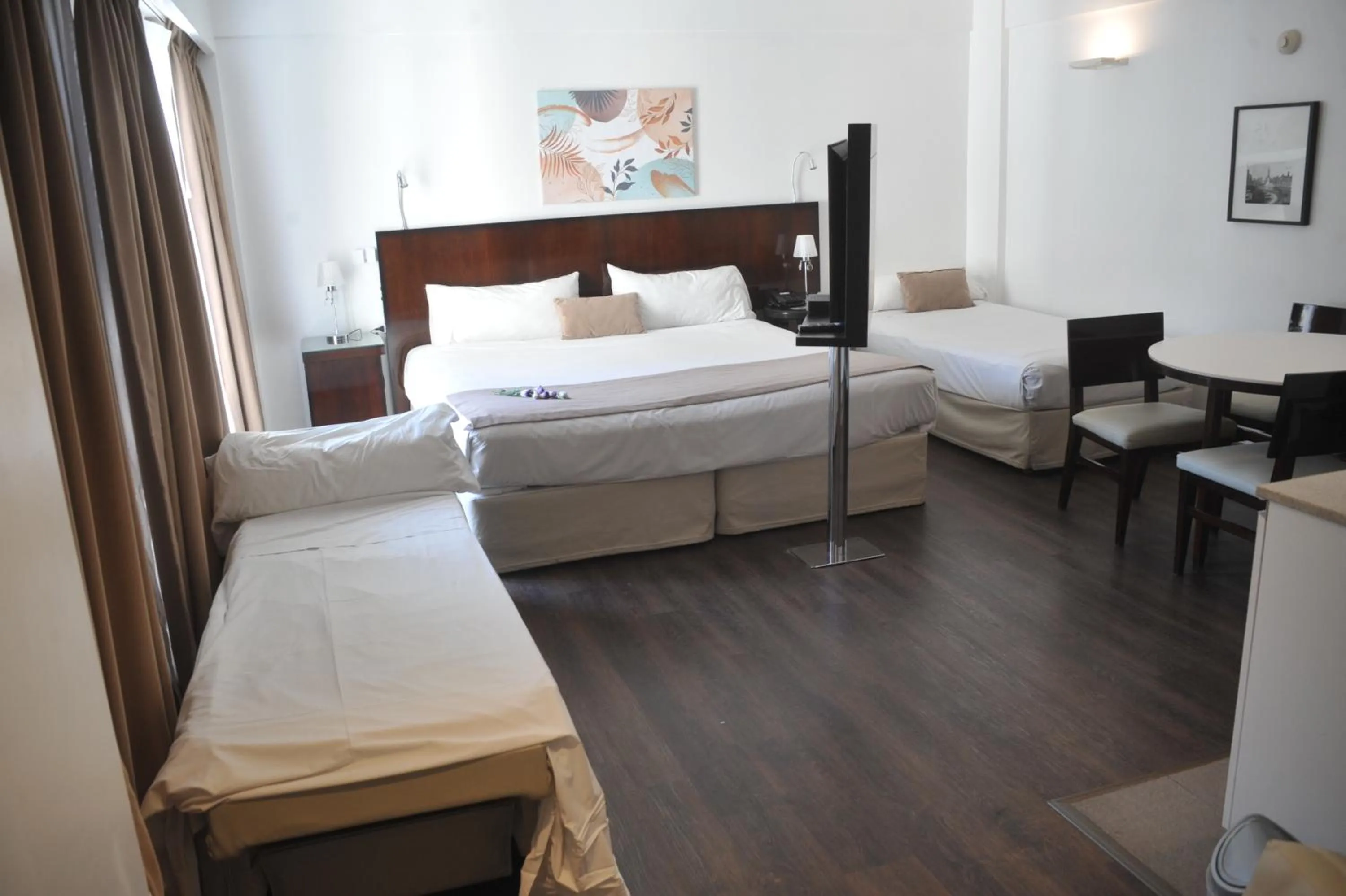 Bed in Awwa Suites & Spa