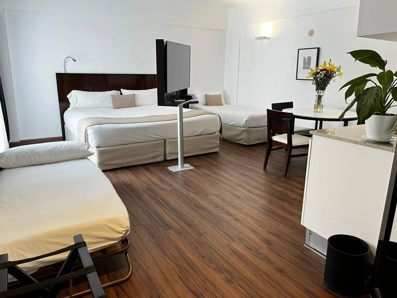 Bed in Awwa Suites & Spa