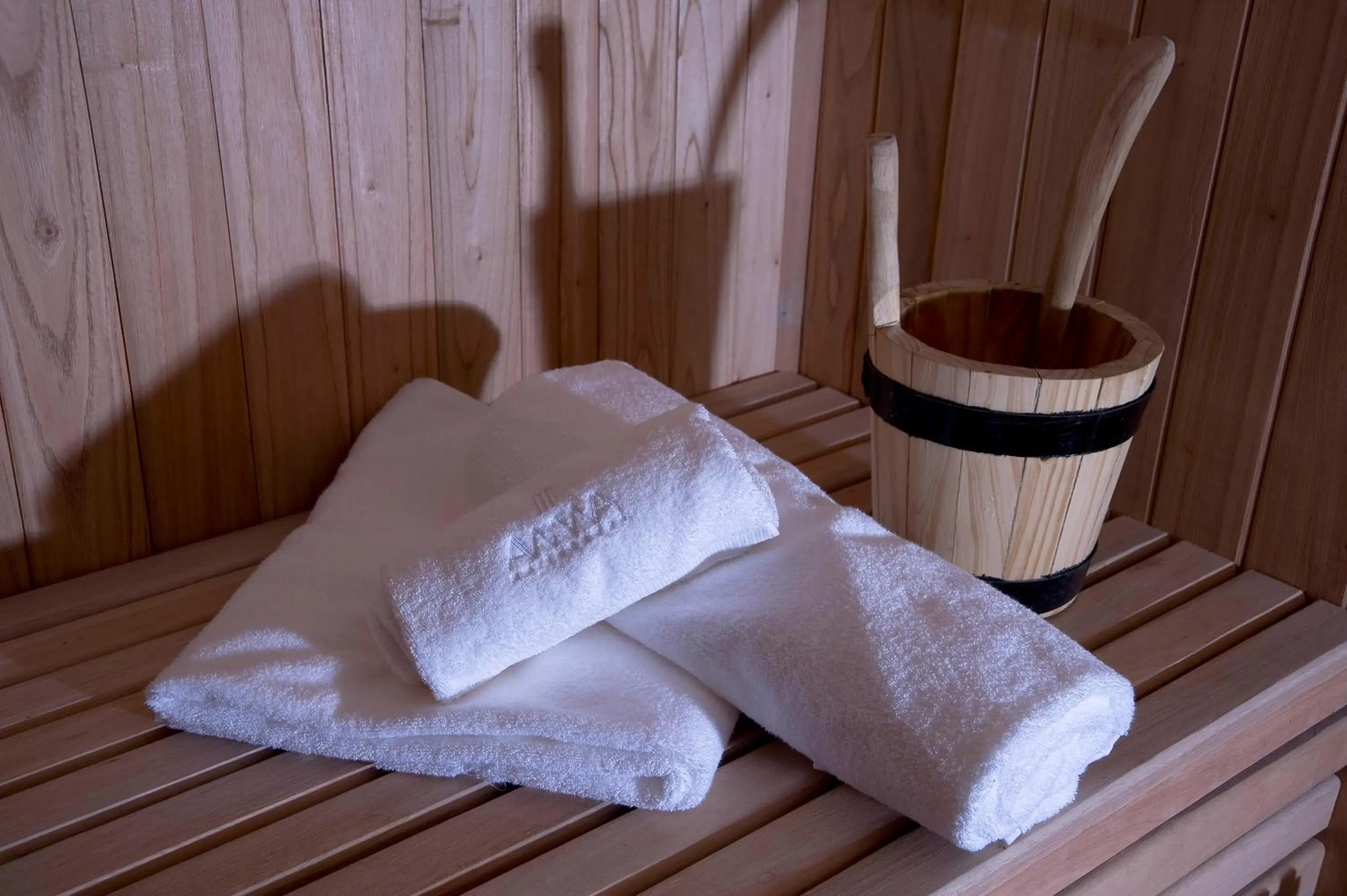 Sauna in Awwa Suites & Spa