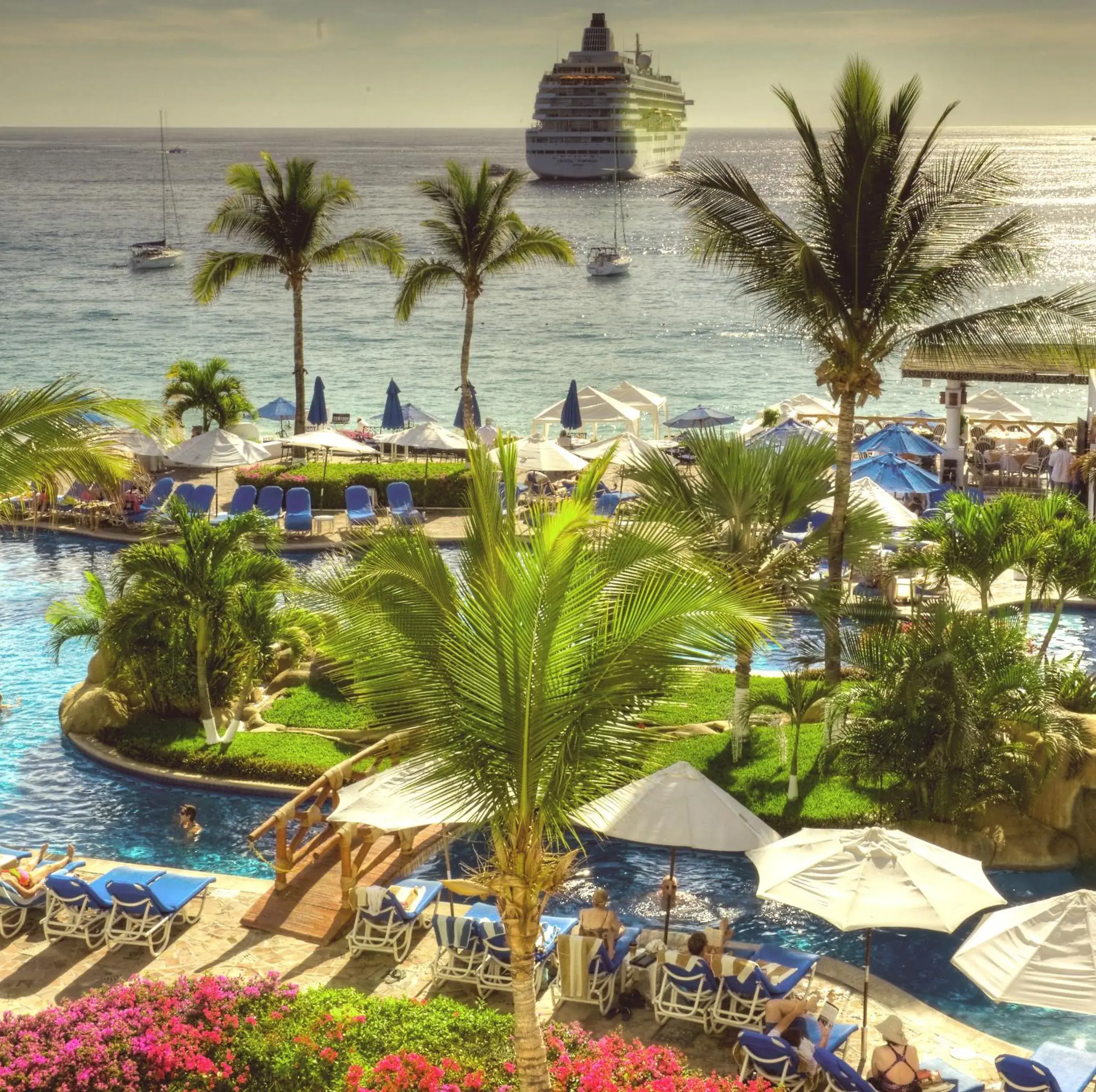 Bird's eye view in Pueblo Bonito Los Cabos Blanco Beach Resort - All Inclusive Bird's eye view in Pueblo Bonito Los Cabos Blanco Beach Resort - All Inclusive