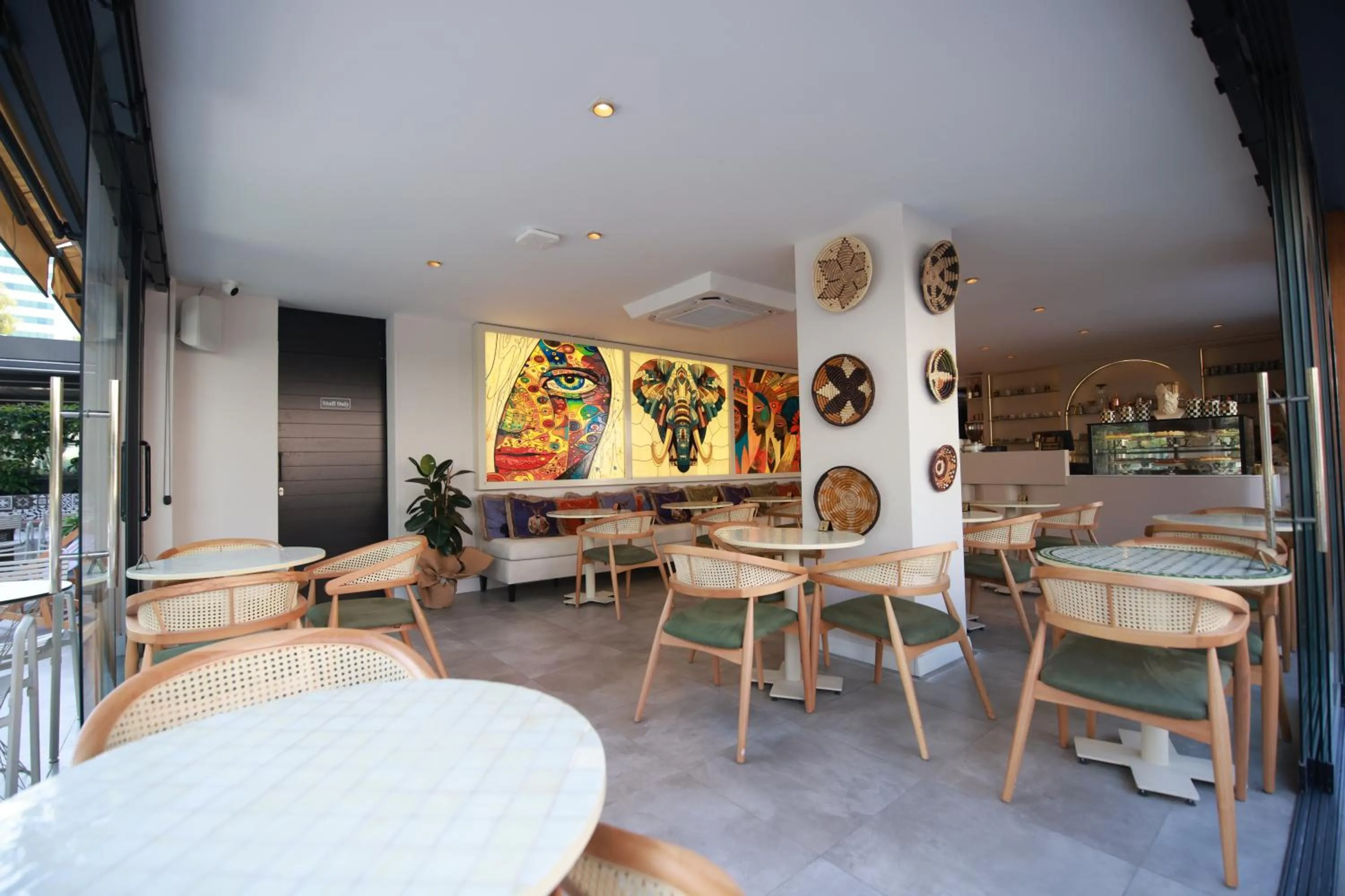 Seating area in Loft 1502