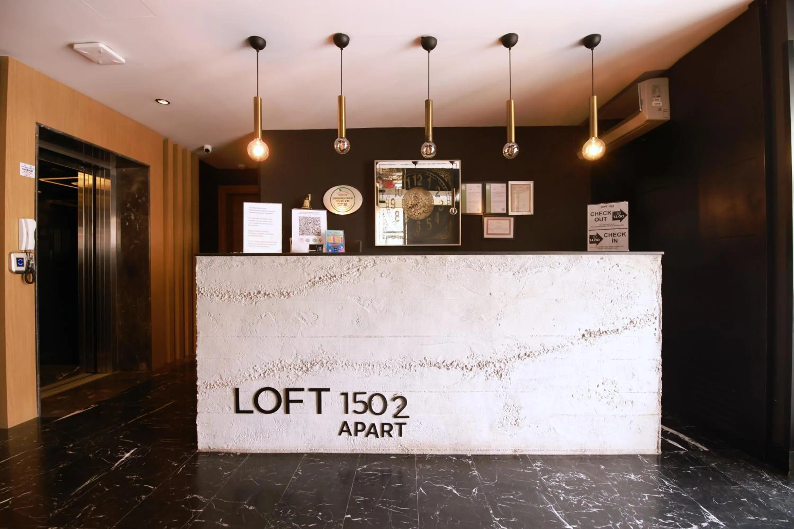 Lobby or reception in Loft 1502