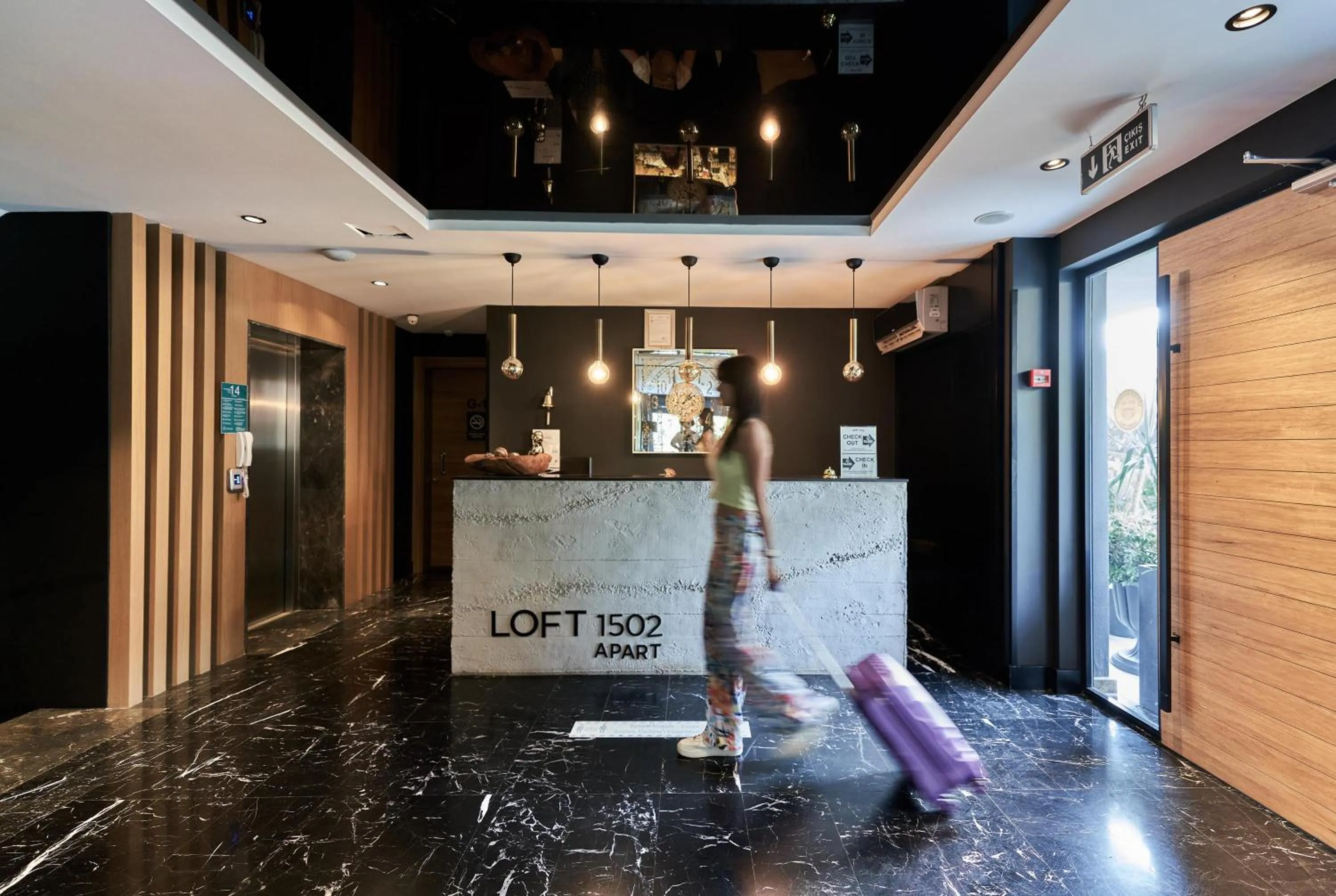 Lobby or reception in Loft 1502