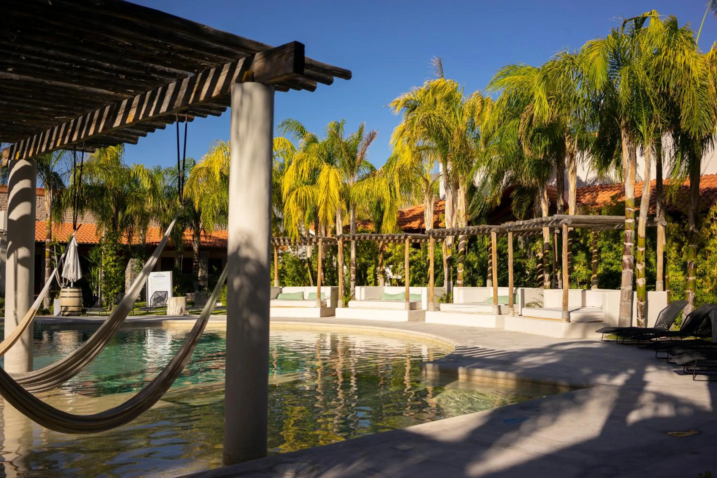 Pool view in Hacienda 1800