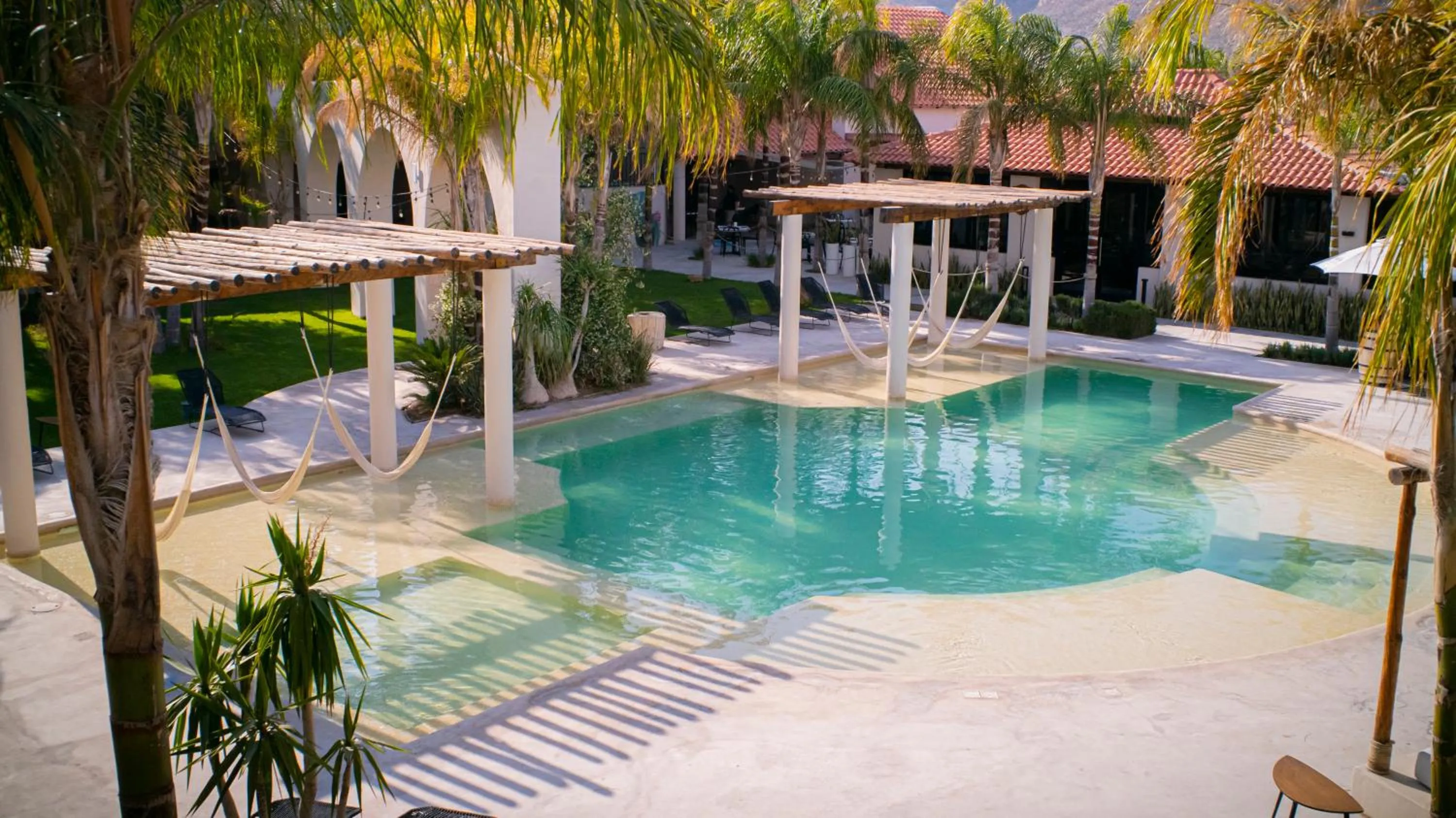 Pool view in Hacienda 1800