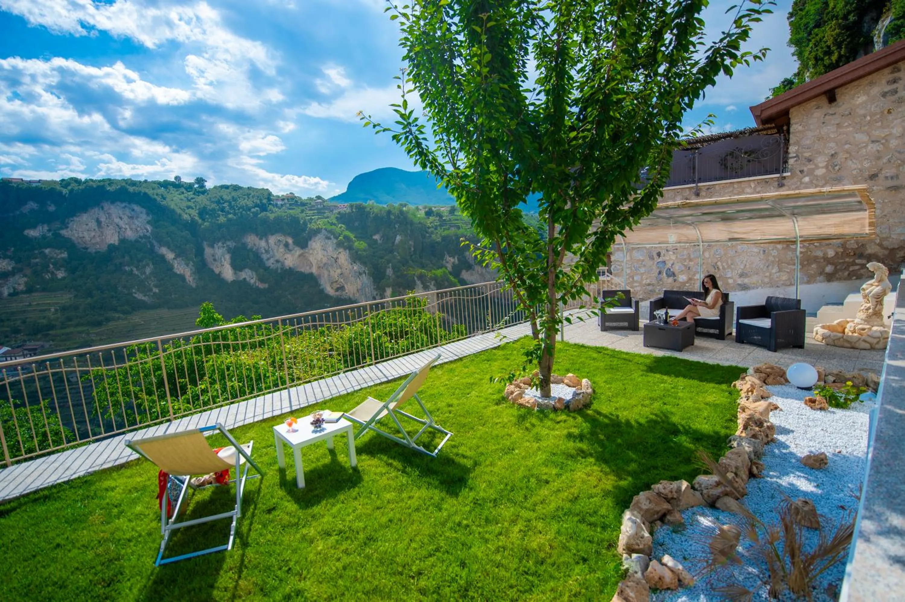 Garden in B&B Casanova