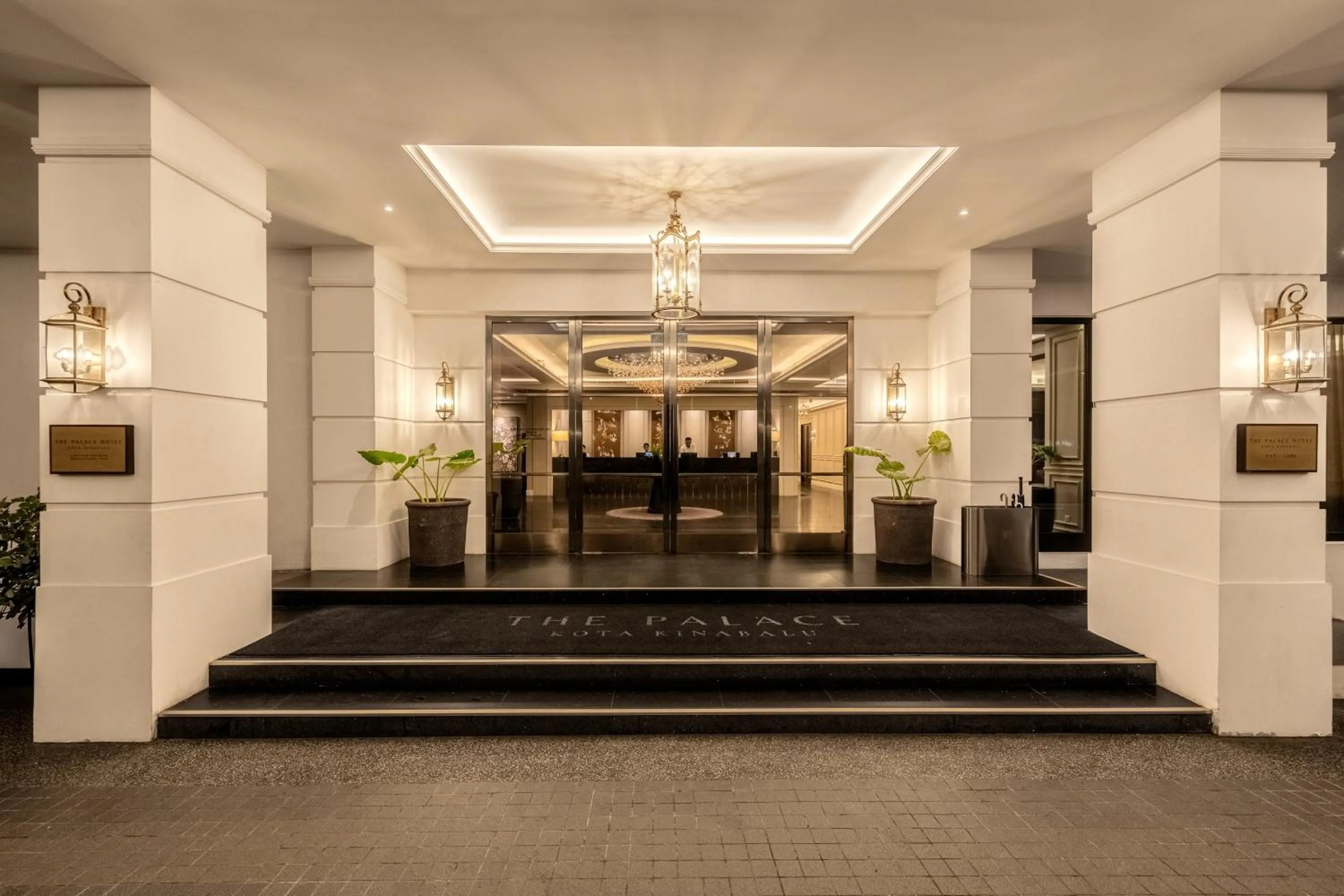 Facade/entrance in The Palace Hotel Kota Kinabalu