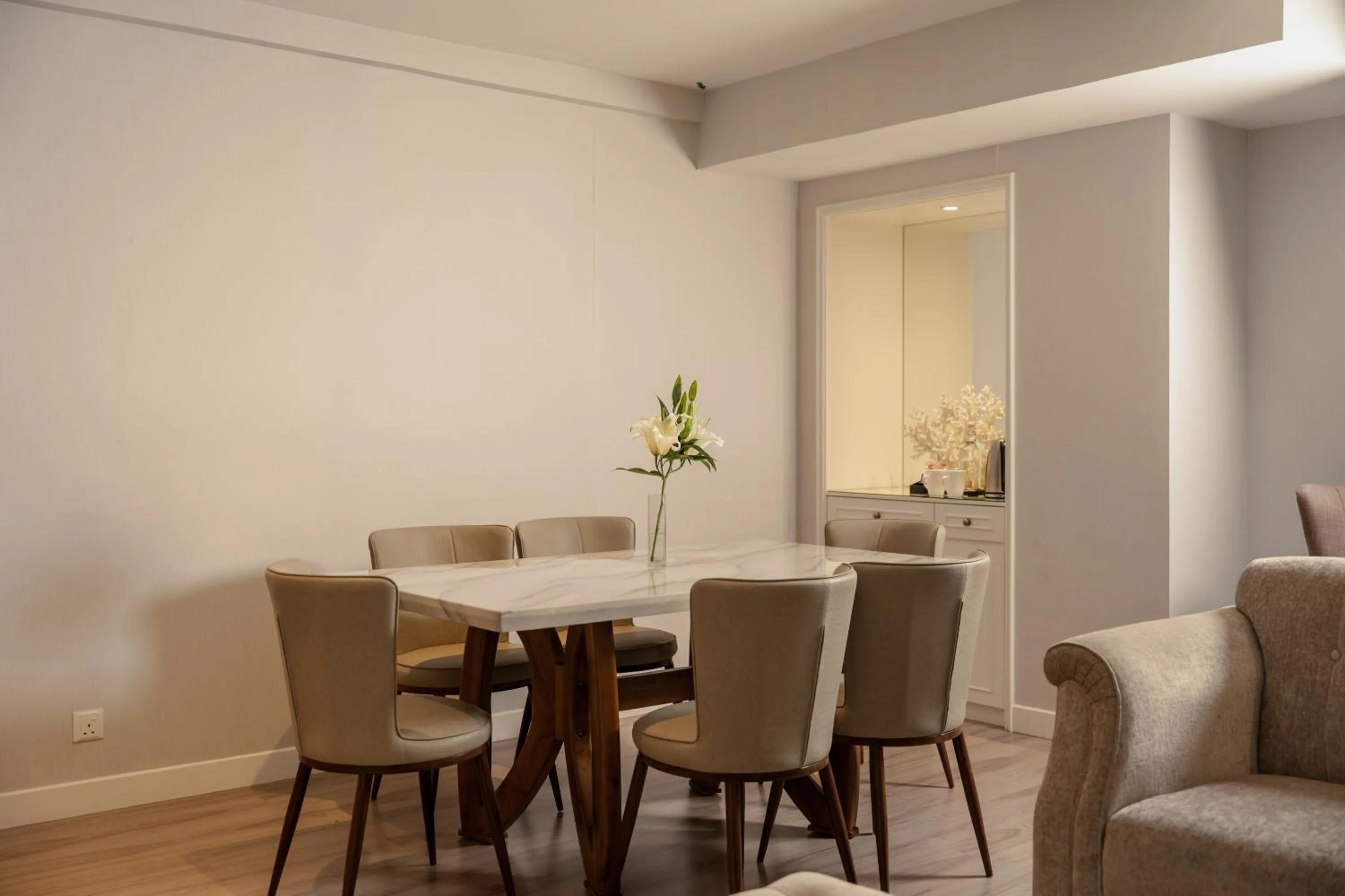 Dining area in The Palace Hotel Kota Kinabalu