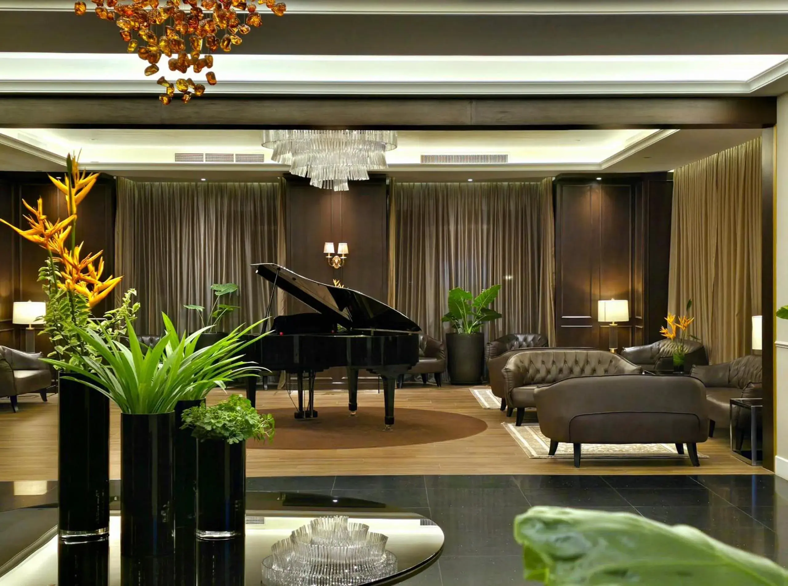 Lobby or reception in The Palace Hotel Kota Kinabalu Lobby or reception in The Palace Hotel Kota Kinabalu