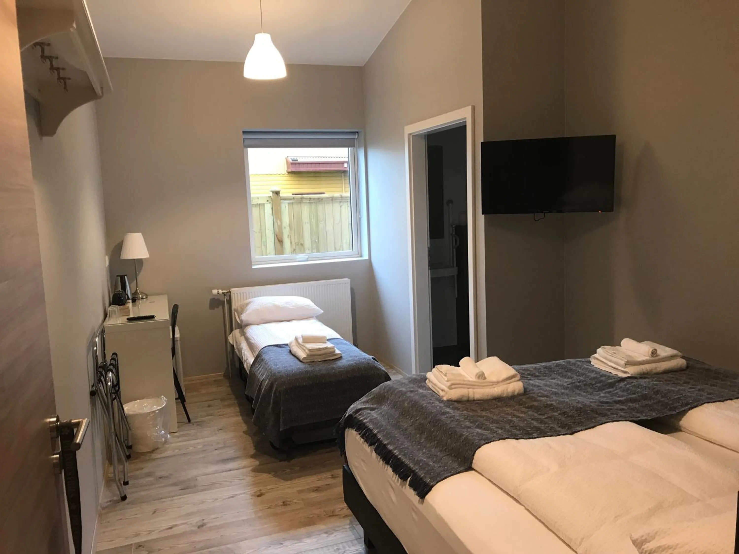 Bed in Reykjadalur Guesthouse