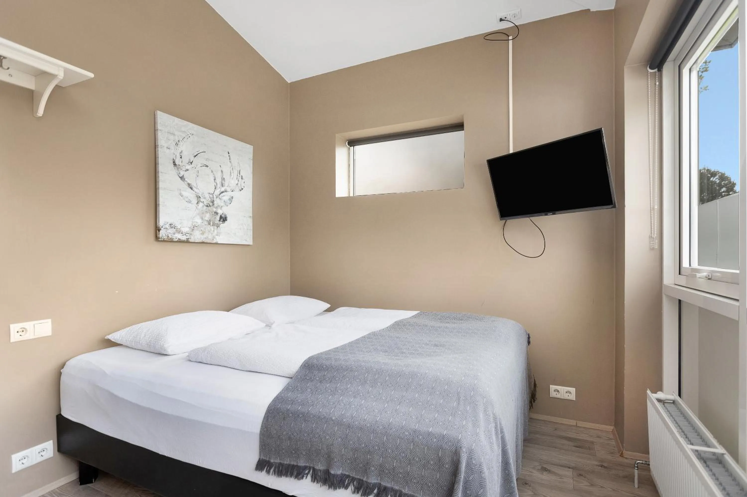 Bed in Reykjadalur Guesthouse